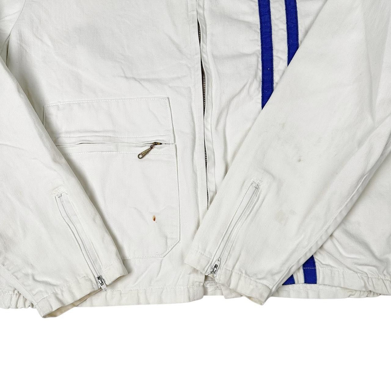 Vintage Worth Drag Racing Jacket Dragall Flame Resistant Striped 90s Size US S / EU 44-46 / 1 - 2 Thumbnail