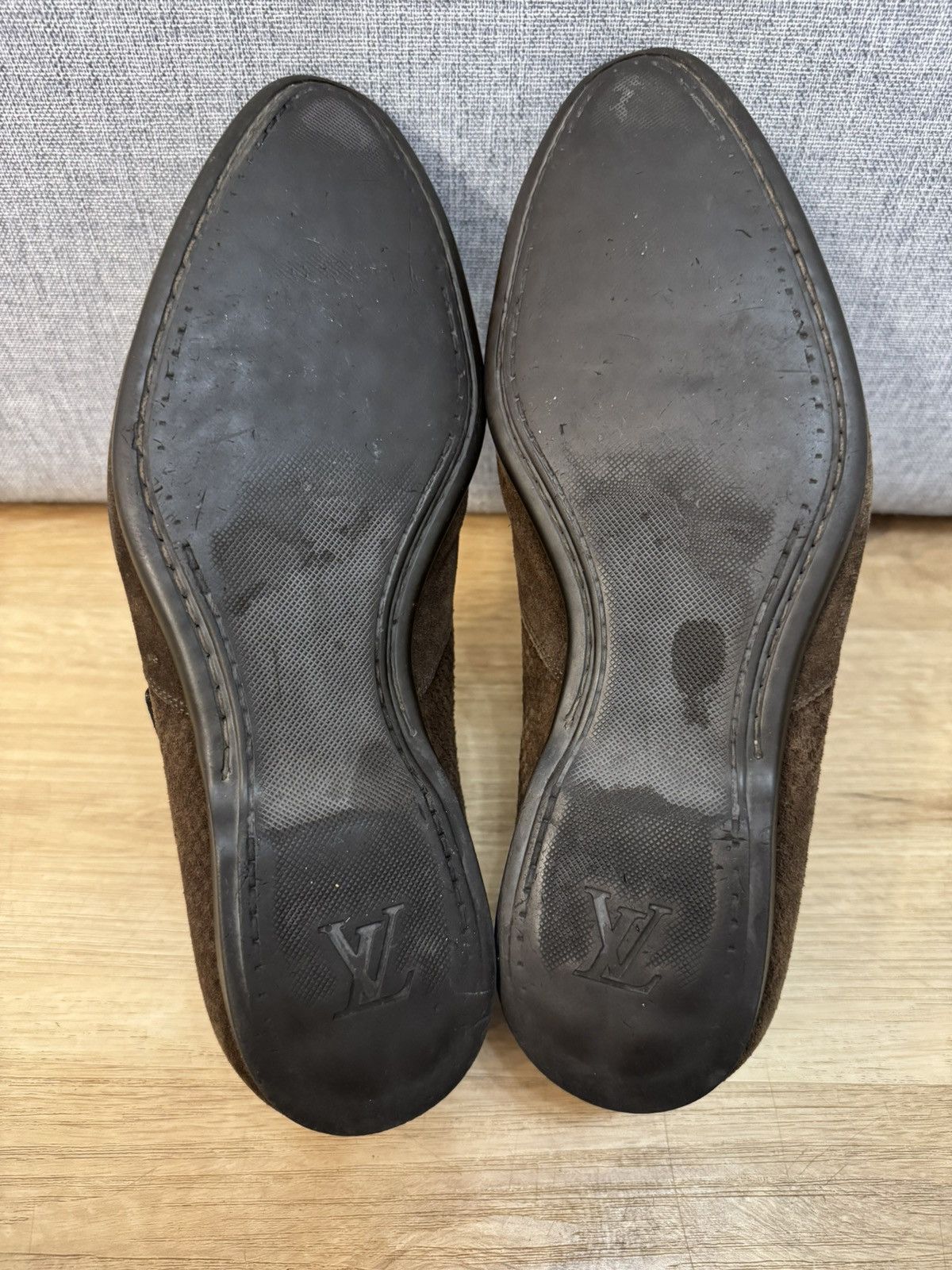 Louis Vuitton Louis Vuitton Paris Brown Suede Moccasin Monk 6,5 40,5 Size US 7.5 / EU 40-41 - 11 Thumbnail