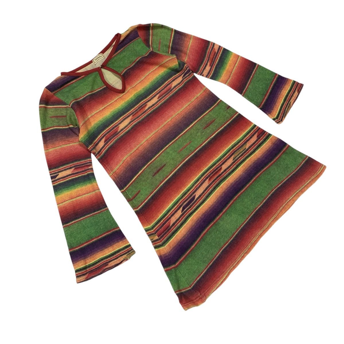 Hysteric Glamour Vtg Hysteric Glamour Striped Blouson T-Shirt Size ONE SIZE - 5 Thumbnail
