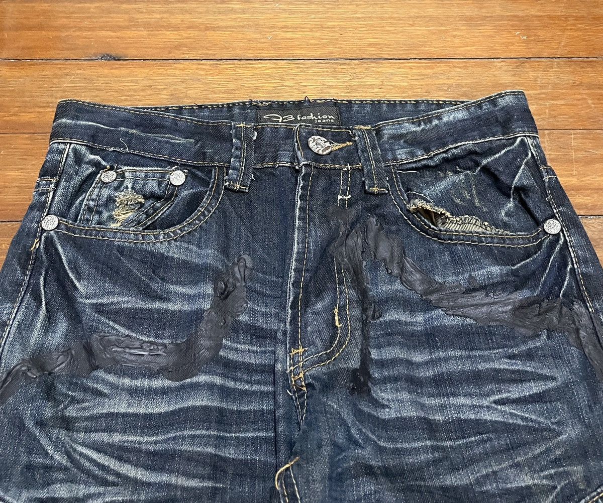 14th Addiction Rare Design Vintage Japanese Brand Fashion Jeans 2000s Size US 28 / EU 44 - 3 Thumbnail