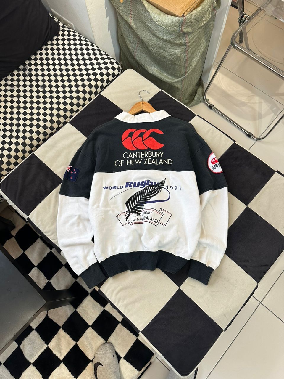 All Blacks × Canterbury of New Zealand × Vintage VINTAGE CANTERBURY ALL BLACK Size US M / EU 48-50 / 2 - 2 Thumbnail