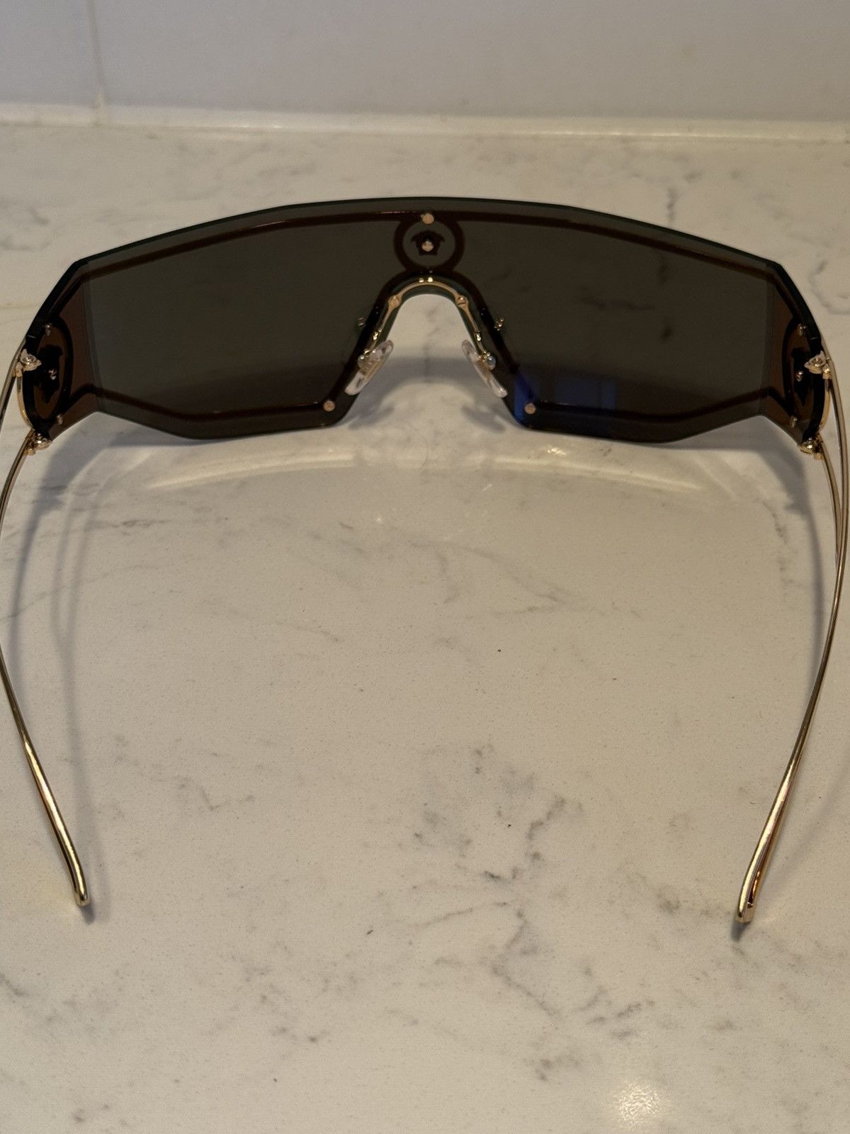 Versace Versace Gold Mirrored Sunglasses Size ONE SIZE - 4 Thumbnail