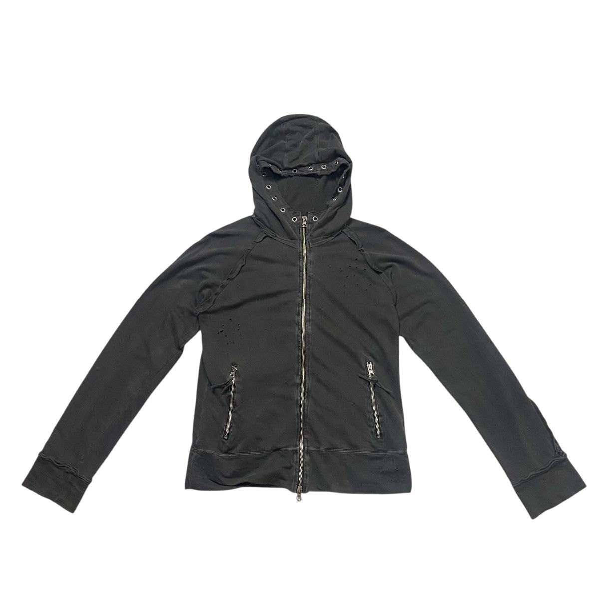 If Six Was Nine Casva distressed hoodie jacket Size US S / EU 44-46 / 1 - 1 Thumbnail