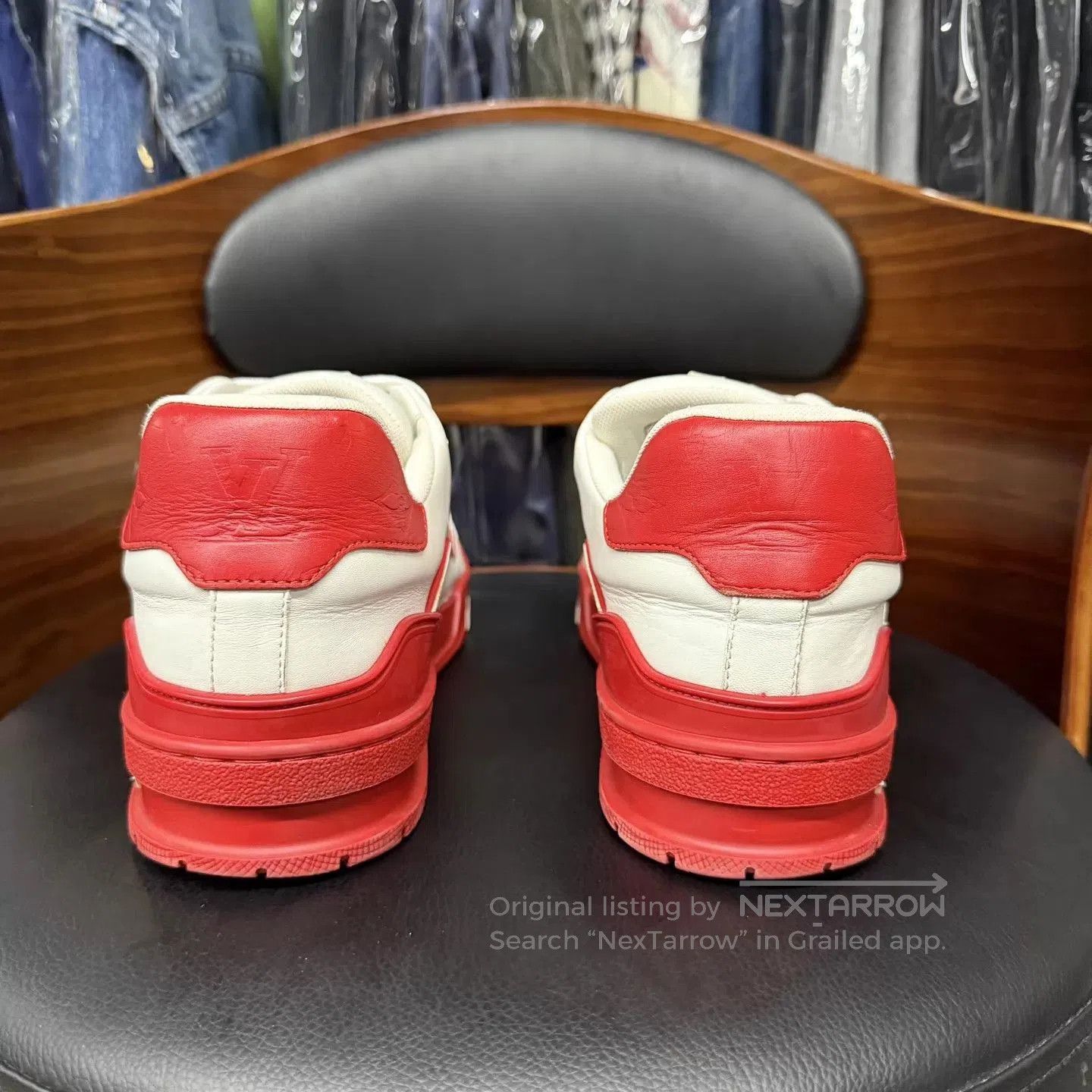 Louis Vuitton White Low. Size US 9 / EU 42 - 3 Thumbnail
