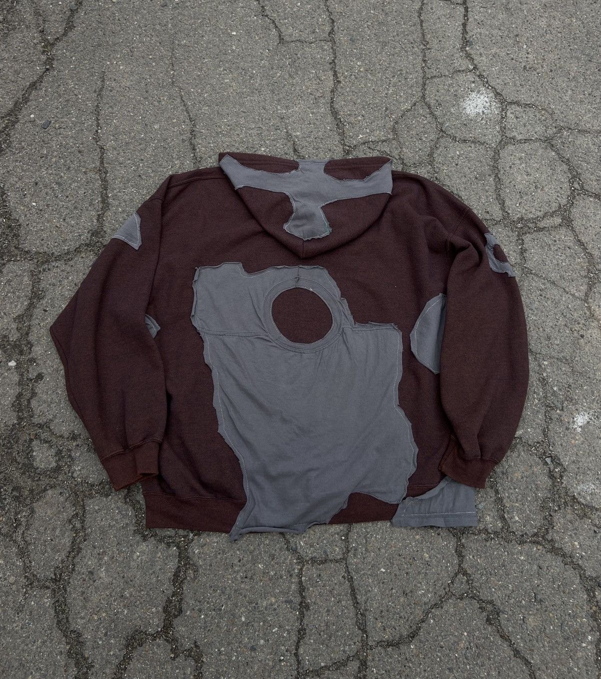 Handmade × Japanese Brand × Vintage Upcycled Hoodie Size US XL / EU 56 / 4 - 2 Thumbnail