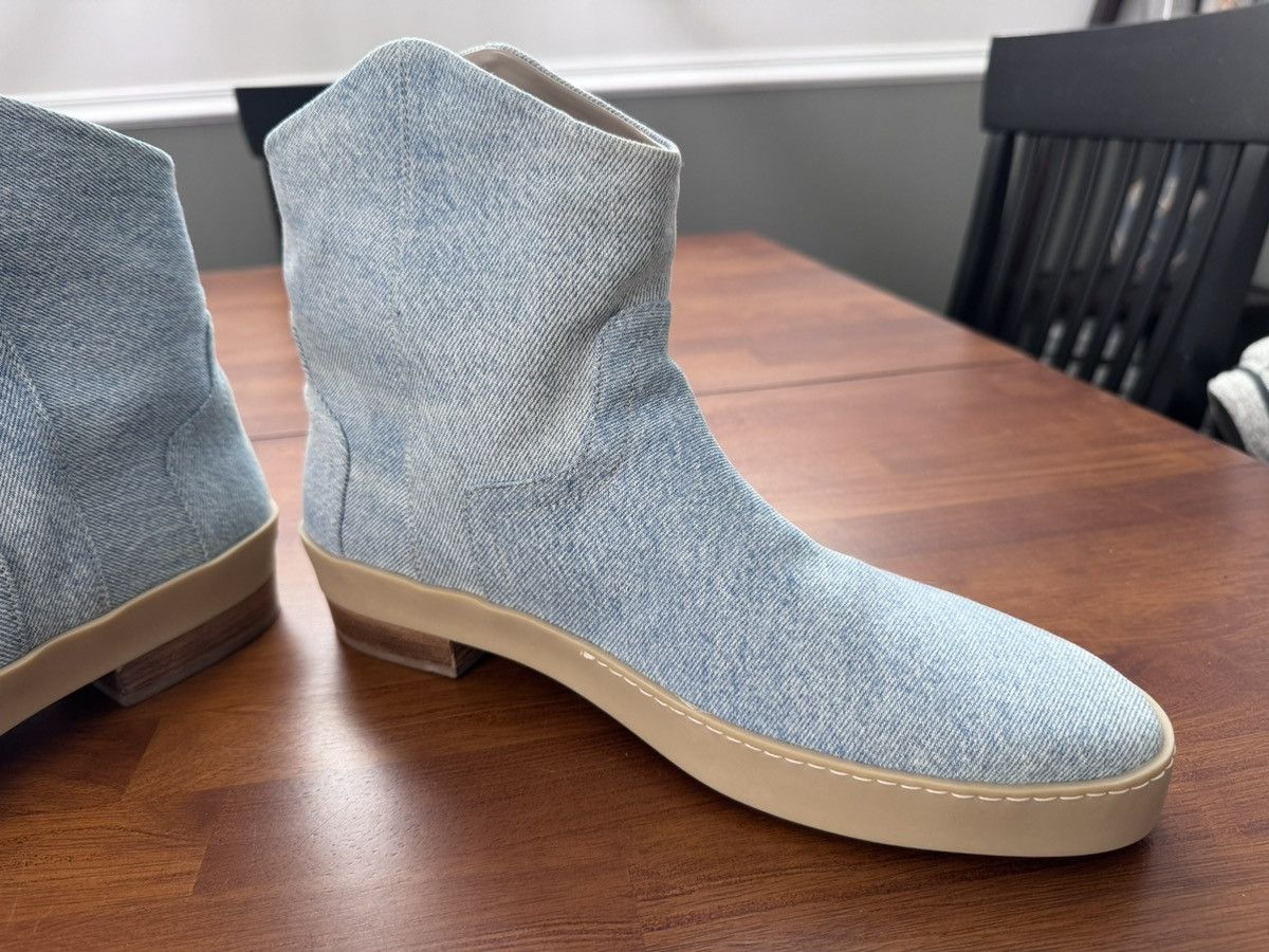 Fear of God Fear of God Sixth Collection Chelsea Denim Boot Size US 12 / EU 45 - 16 Thumbnail