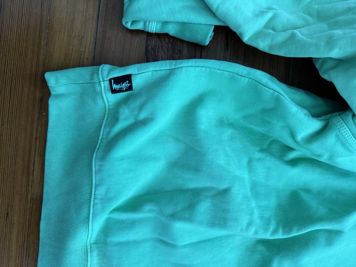 Stussy Stussy Garment dyed hoodie green Size US L / EU 52-54 / 3 - 4 Thumbnail