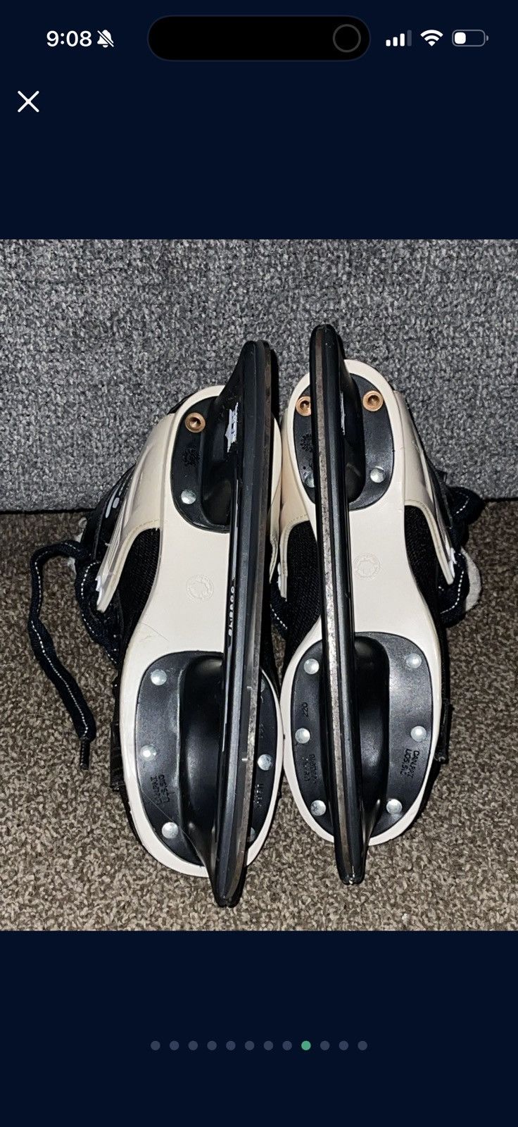Ccm CCM Tacks SLM2500 Youth Ice Hockey Skates Size 1,1/2 Used Size US 5 / EU 37 - 7 Thumbnail