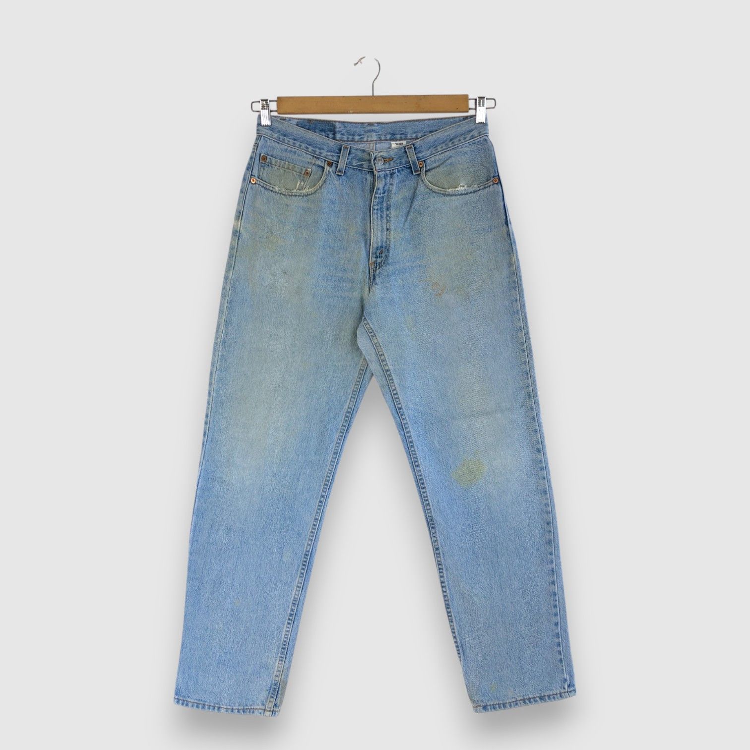 Levi's Vintage 90s Levis 550 Faded Jeans Light Wash Levis Denim Size US 32 / EU 48 - 1 Thumbnail