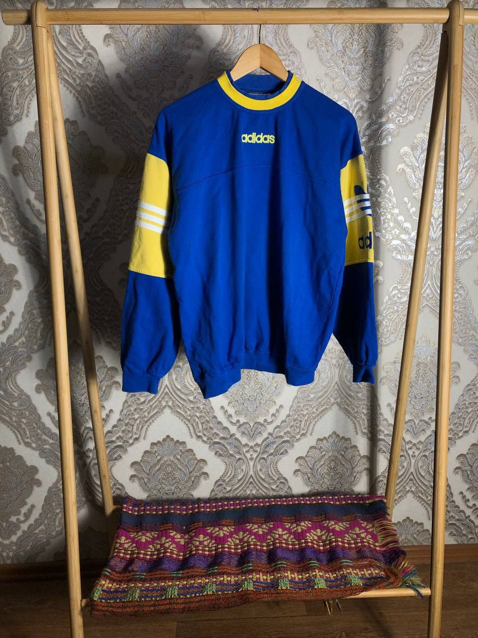 Adidas × Vintage VERY RARE ADIDAS ORIGINAL BIG LOGO SWEATSHIRT RETRO Y2K 90s Size US M / EU 48-50 / 2 - 2 Thumbnail