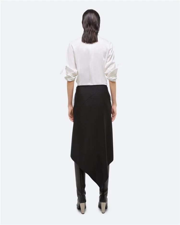 Helmut Lang HELMUT LANG Black wool dress skirt Size 25" / US 0 / IT 36 - 6 Thumbnail