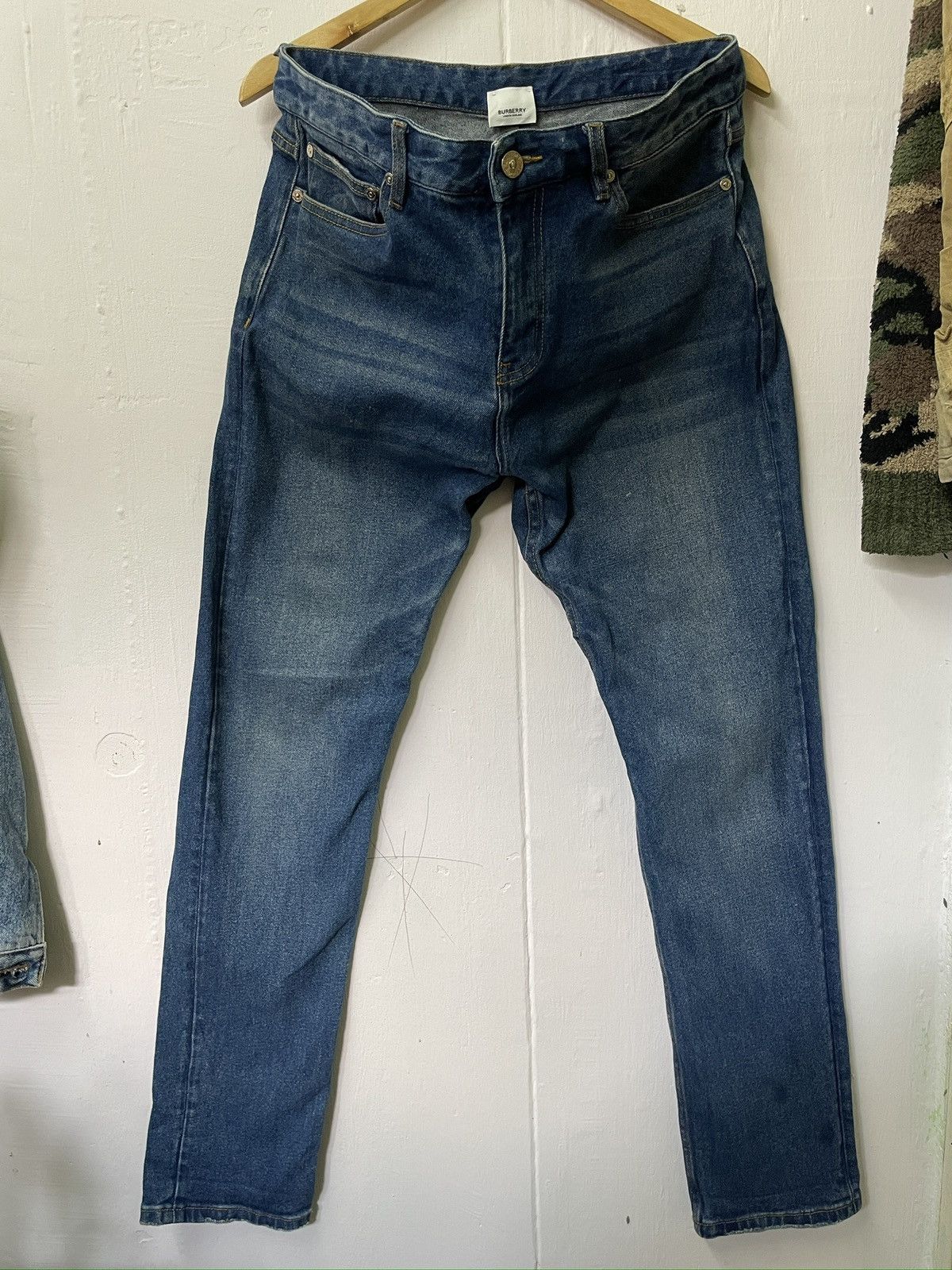 Burberry × Vintage MEN JEANS BURBERRY LONDON ENGLAND Size US 35 - 1 Thumbnail