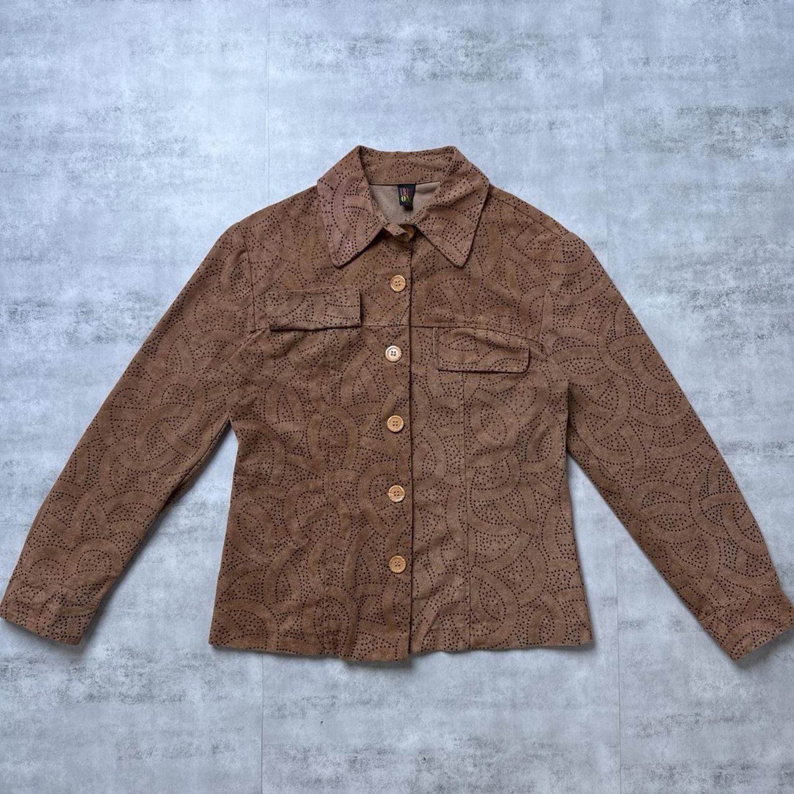 Other Y2K Urban One brown suede button up 00s jacket Size M / US 6-8 / IT 42-44 - 1 Thumbnail