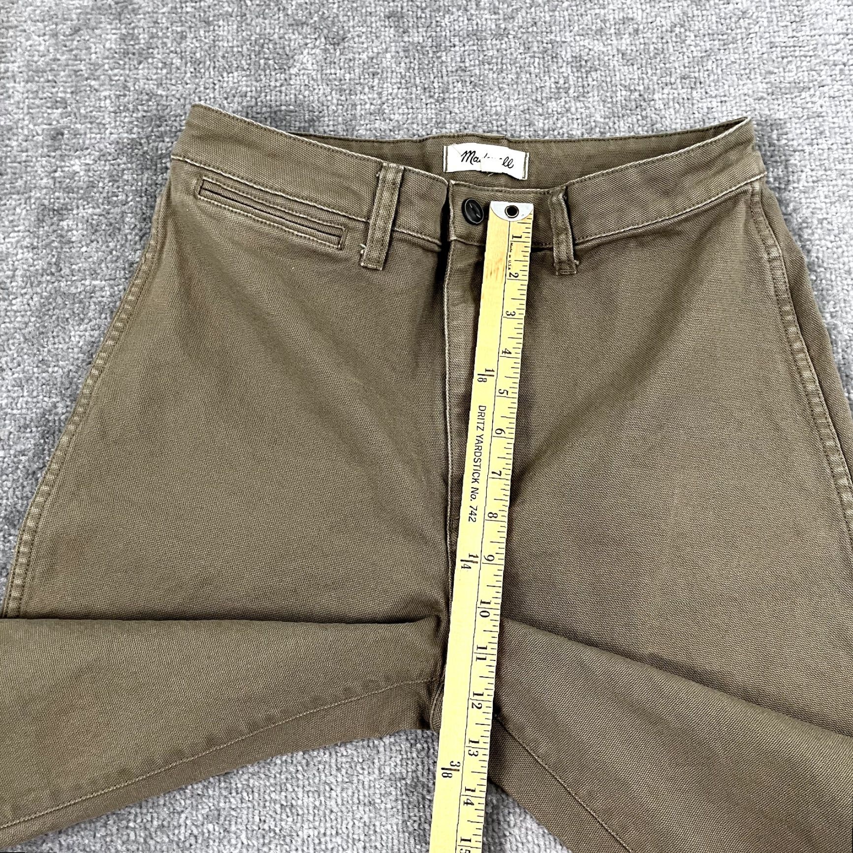 Madewell MADEWELL Pants Women Size 30 Brown Emmett Wide Leg Cropped 25" High Rise Cotton Size 30" / US 8 / IT 44 - 7 Thumbnail