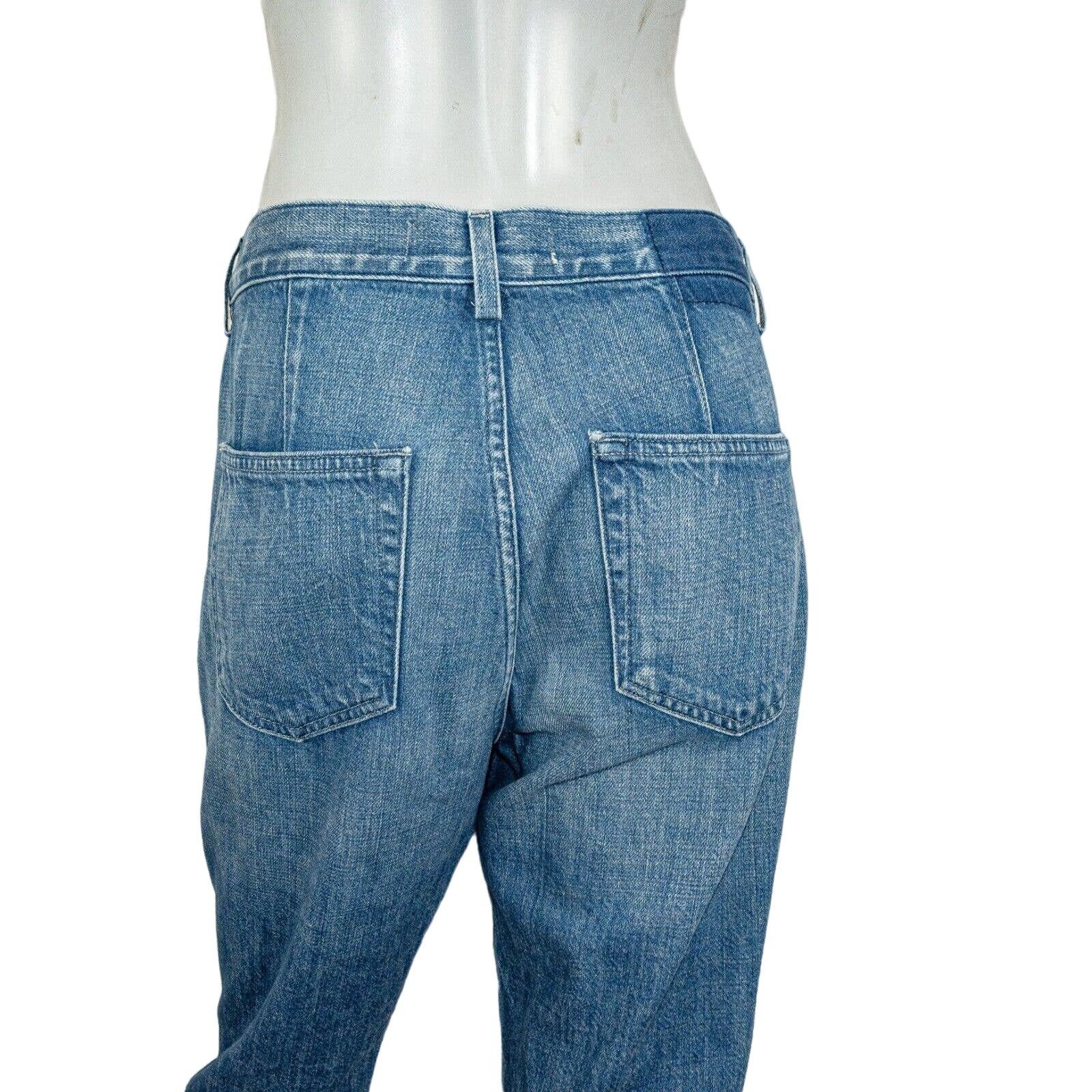 Designer AMO DENIM Women's baggy Slouch Trouser Jeans Indigo Size 28 Size 28" / US 6 / IT 42 - 8 Thumbnail