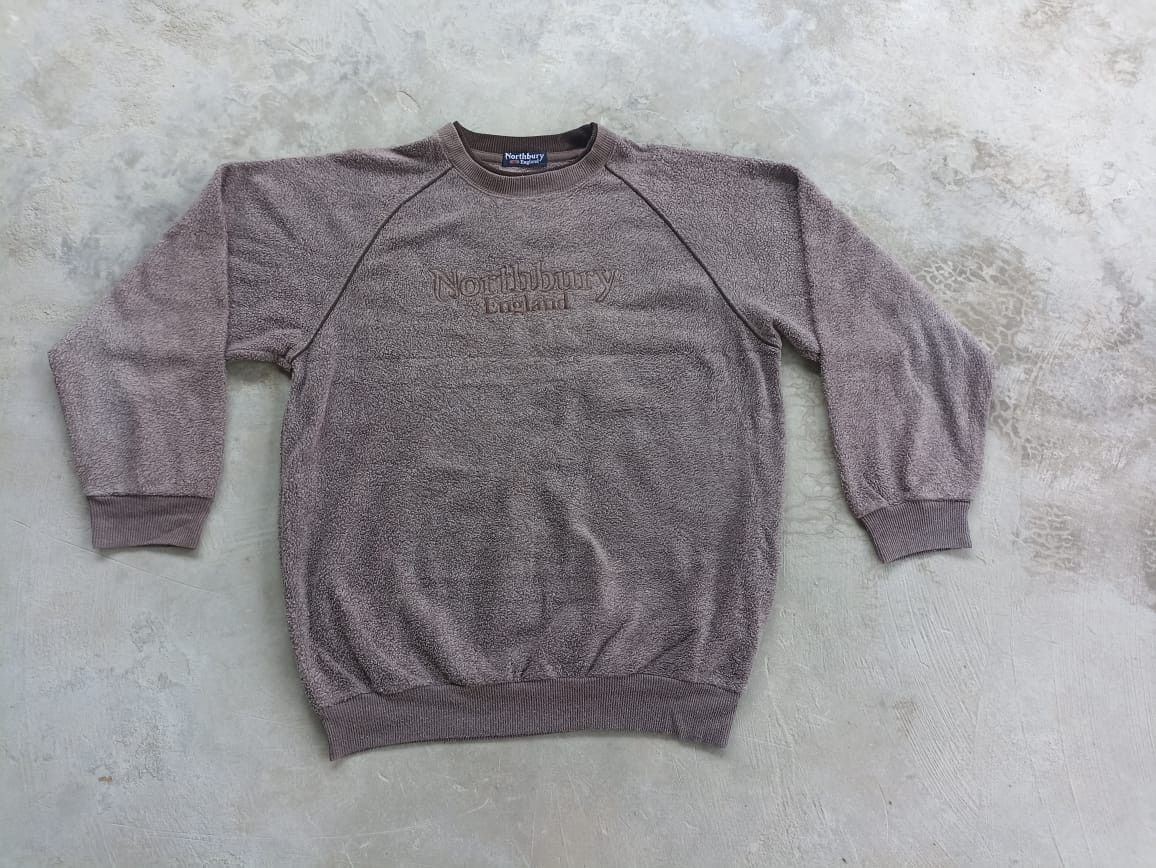 Vintage Northbury England sweatshirt Fleece Size US L / EU 52-54 / 3 - 3 Thumbnail