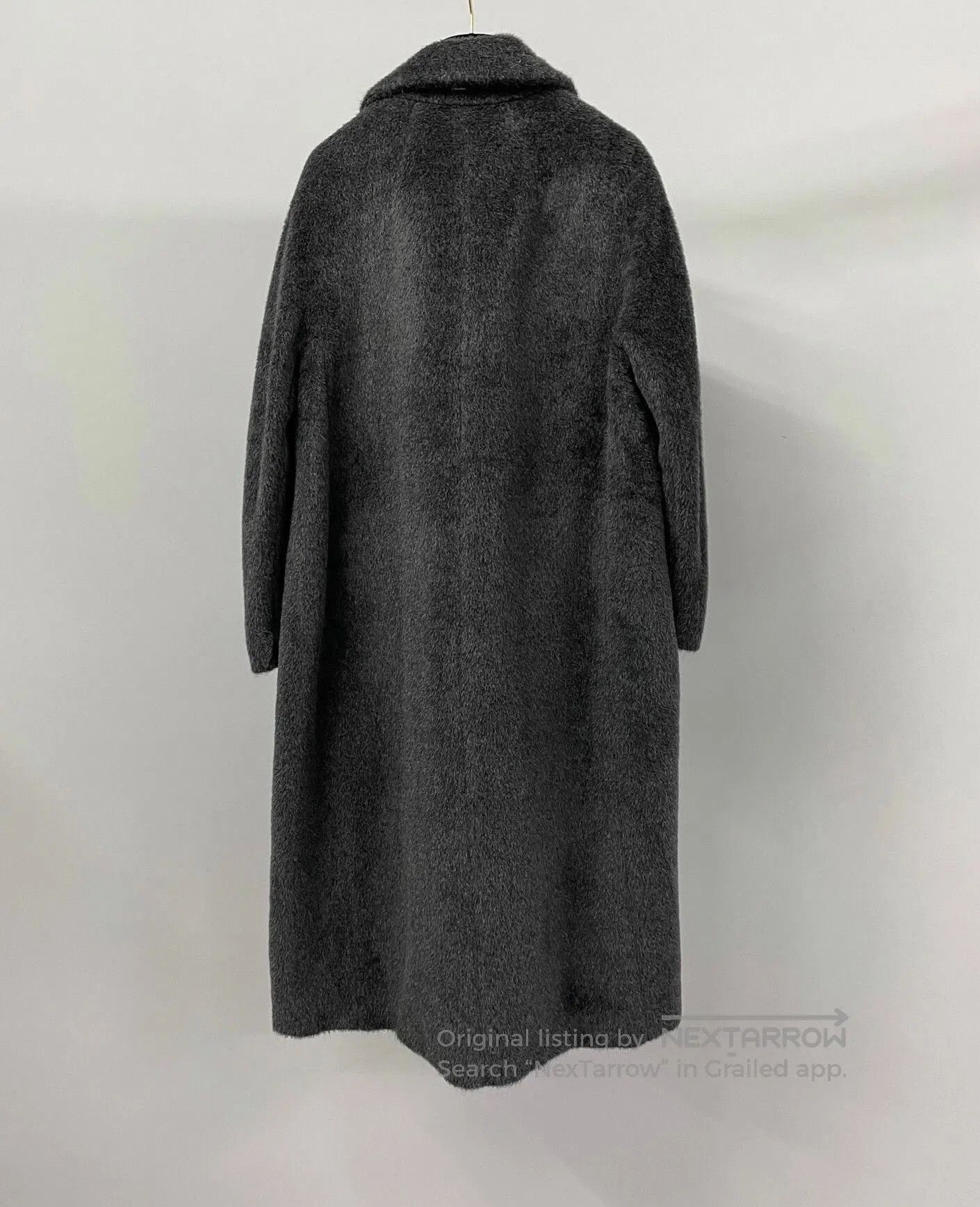 Max Mara S'MaxMara Gray Alpaca Coat. Size XXS / US 00 / IT 34 - 2 Thumbnail
