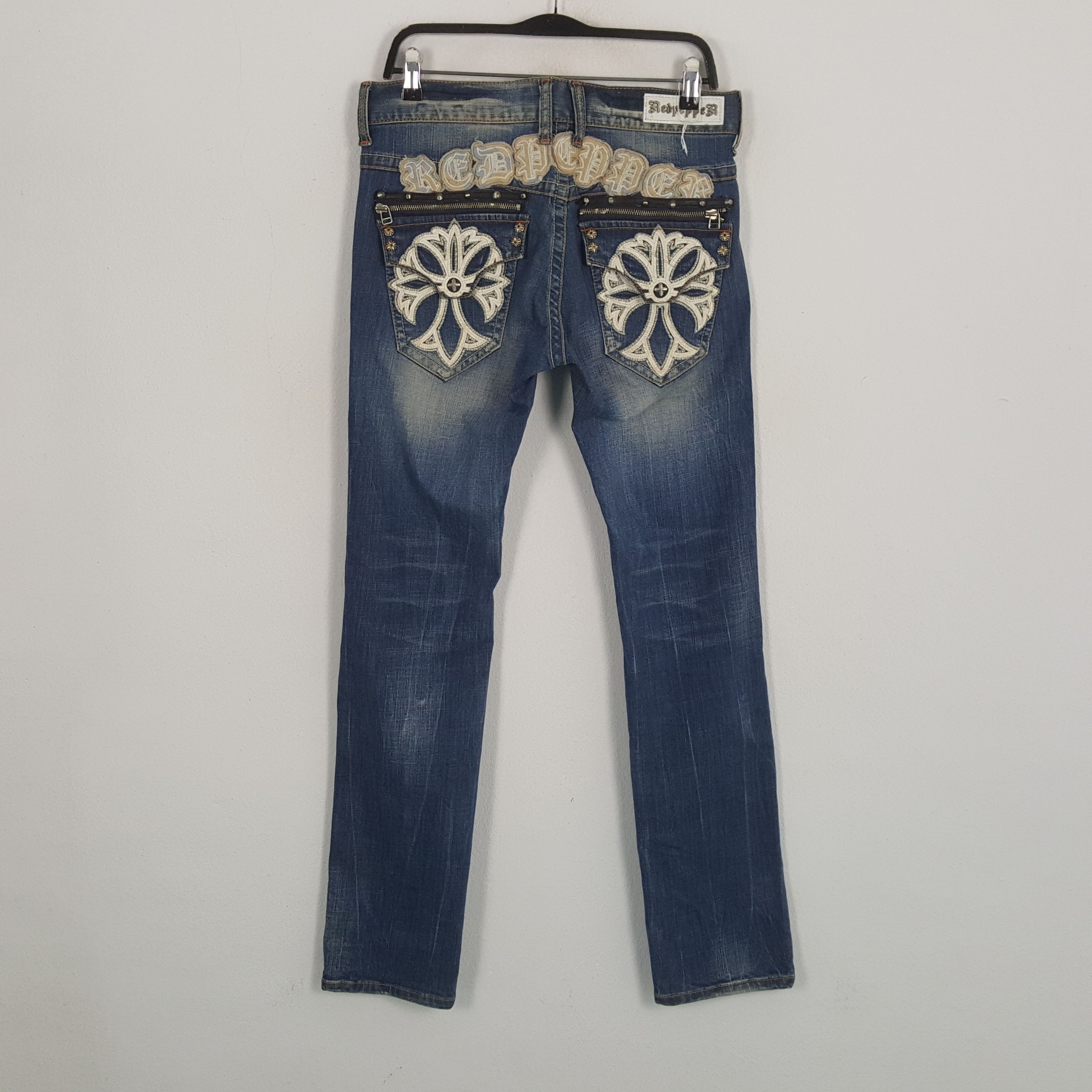 Vintage RED PEPPER Fashion Streetwear Style Jeans Size US 32 / EU 48 - 1 Thumbnail