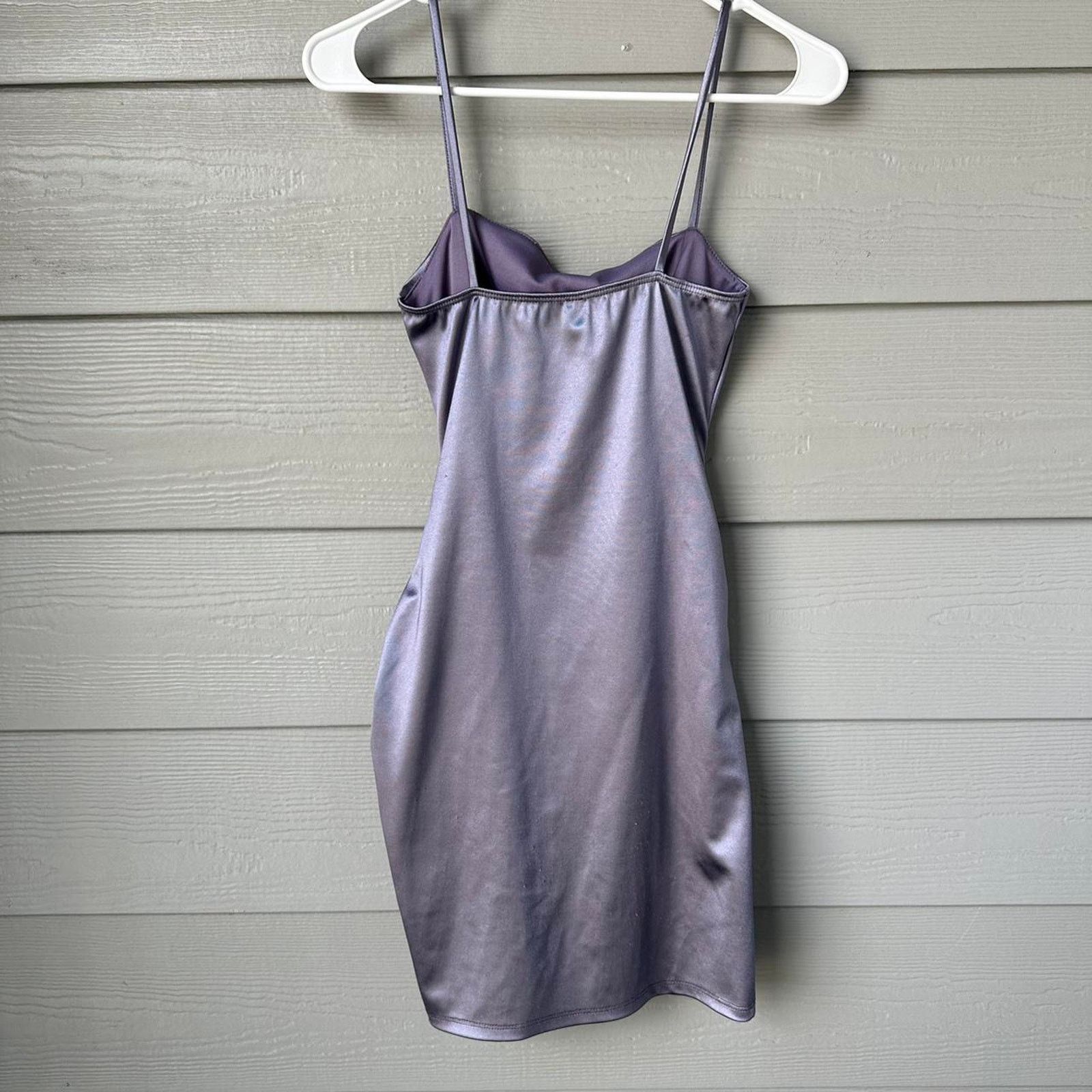 Other Purple satin mini dress Size S / US 4 / IT 40 - 5 Thumbnail