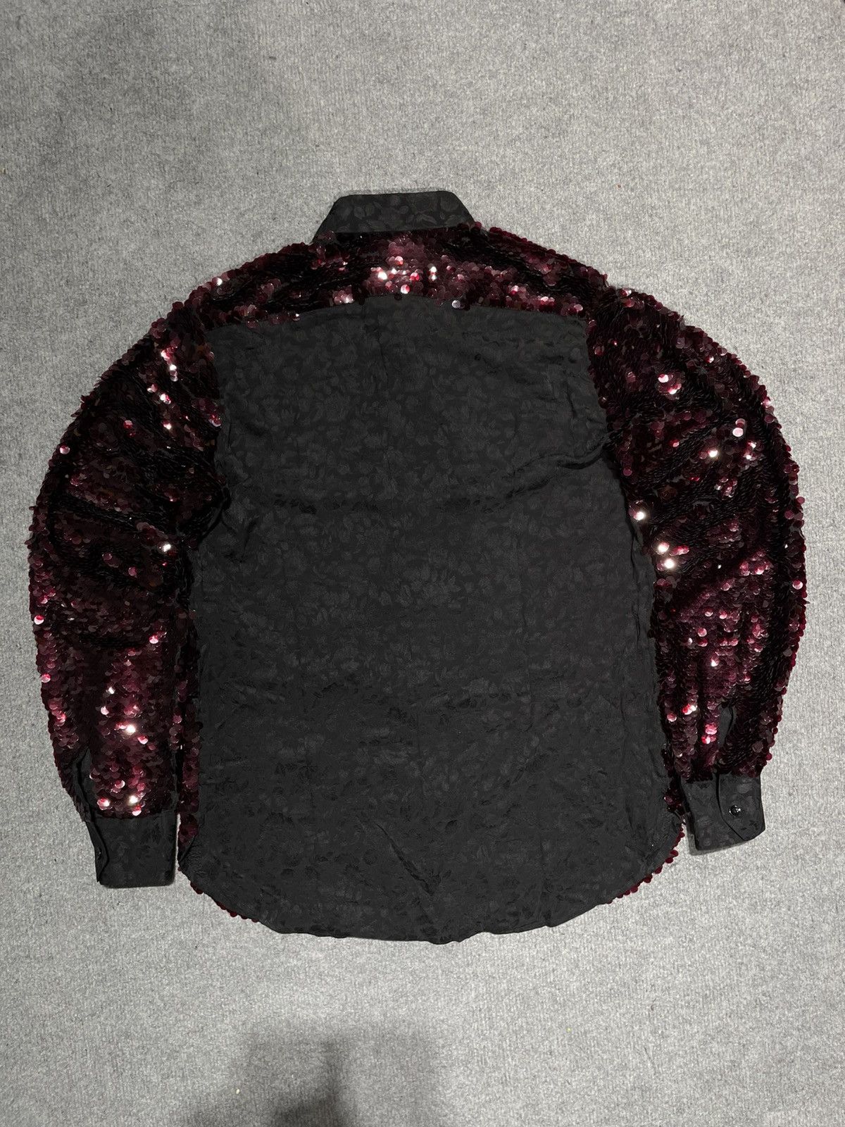 Hedi Slimane × Saint Laurent Paris Saint Laurent Spring Summer 2018 Sequined Shirt Size US M / EU 48-50 / 2 - 3 Thumbnail