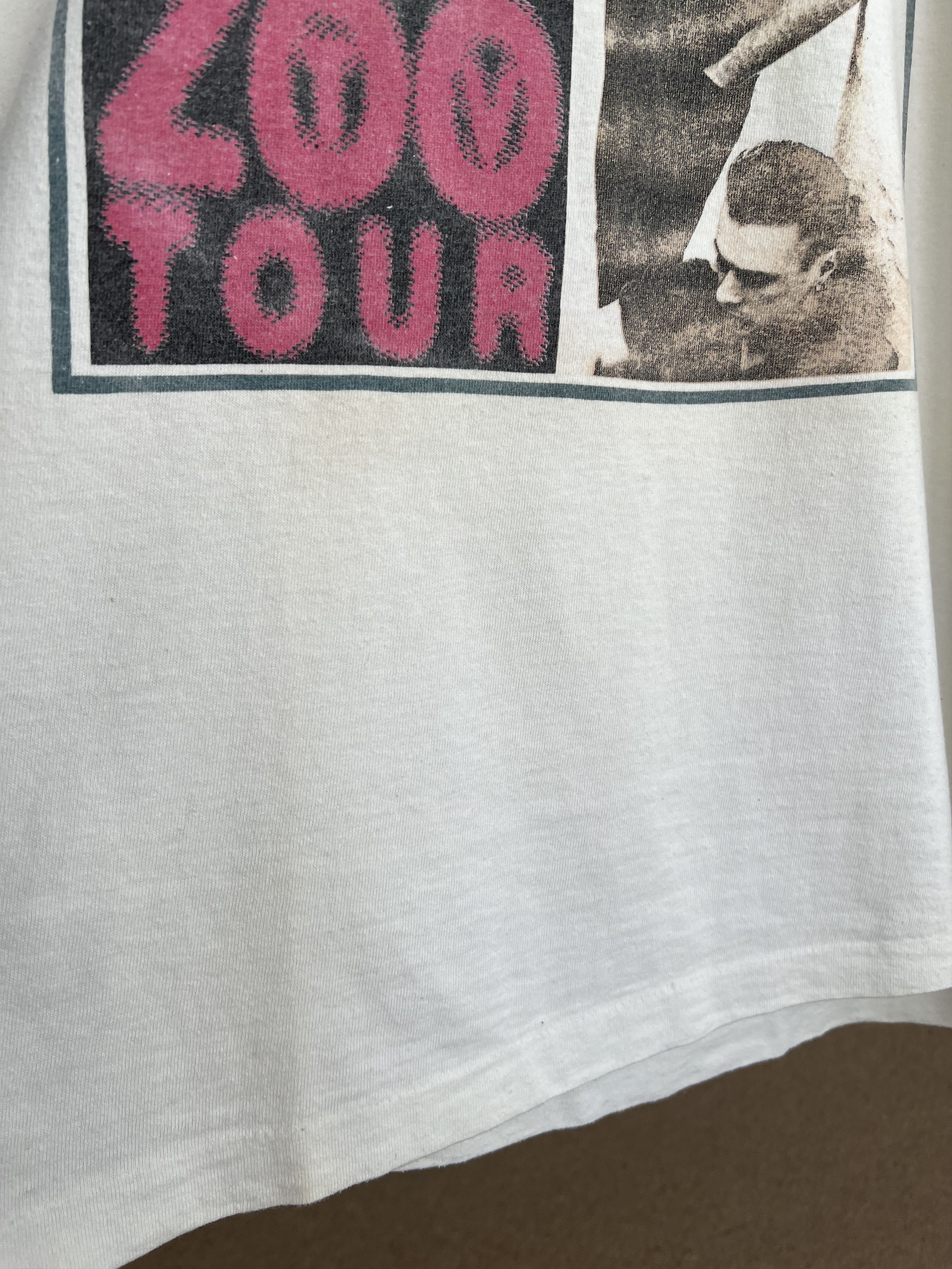 Band Tees Vintage 1992 U2 Zoo Tour White T-shirt Size US L / EU 52-54 / 3 - 10 Thumbnail