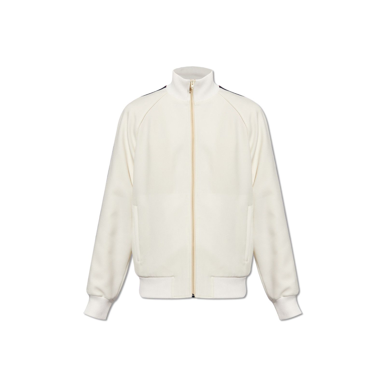 Gucci GUCCI White Polyester With Web Zip Jacket New & Authentic (M Size US M / EU 48-50 / 2 - 1 Preview