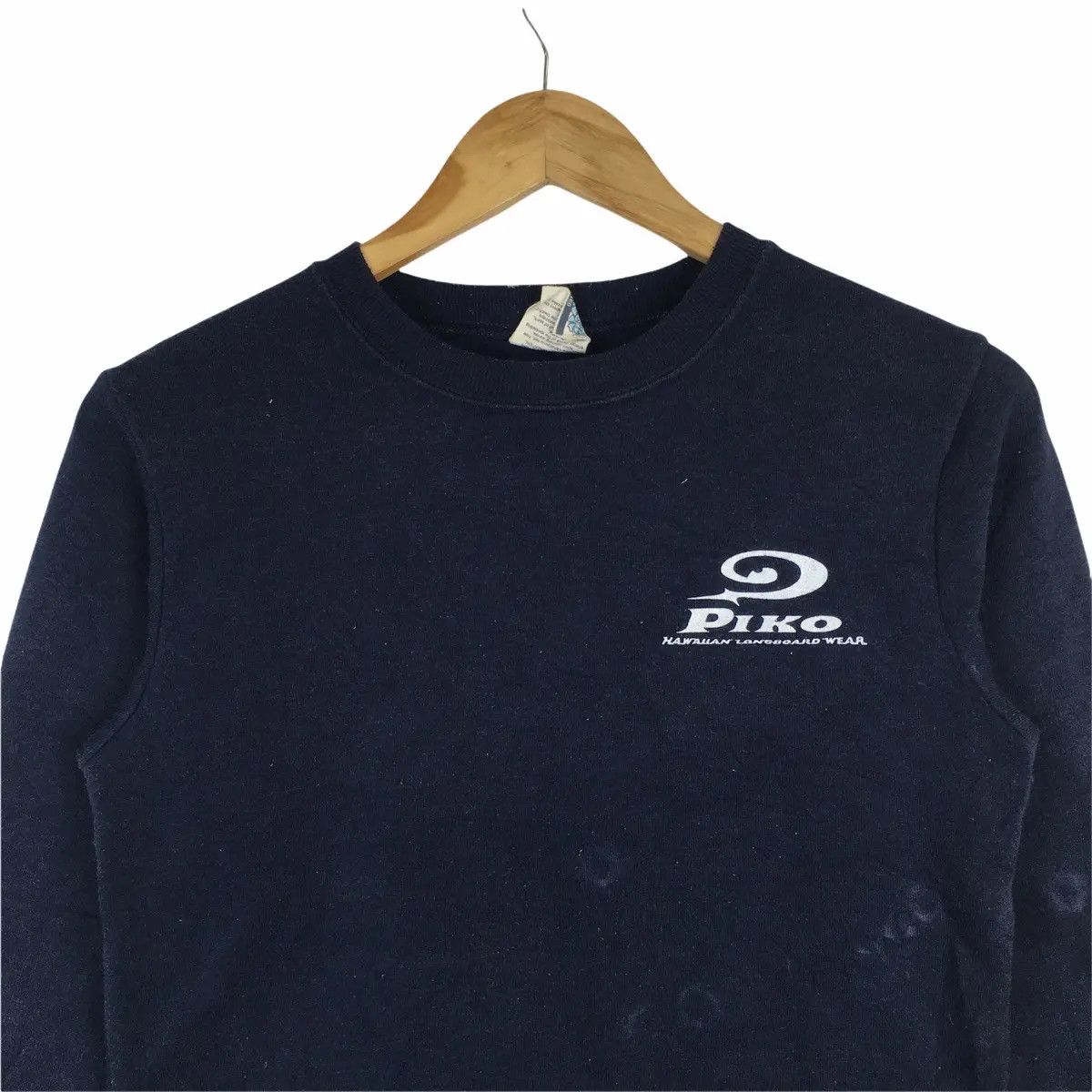 Vintage Vtg PIKO SURFING Beach Summer Crewneck Sweater Sweatshirt Size S / US 4 / IT 40 - 3 Thumbnail