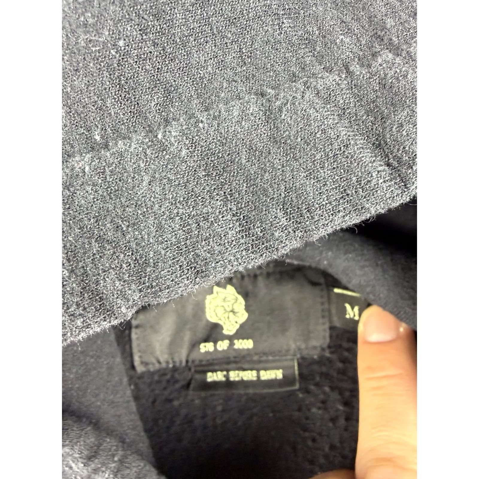 Darc Sport Darc Sport Hoodie Pullover Men M Black Embroidered Wolves Graphic Print Sweatshirt Hooded Size US M / EU 48-50 / 2 - 4 Thumbnail