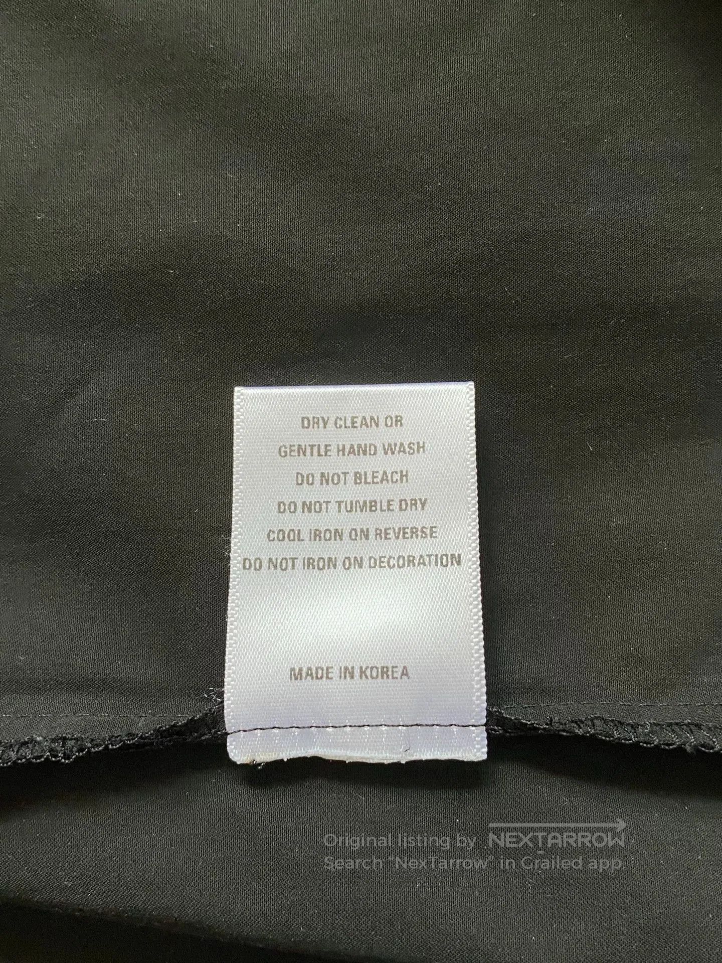 Hyein Seo black pocket shirt with hidden buttons. Size US M / EU 48-50 / 2 - 7 Thumbnail