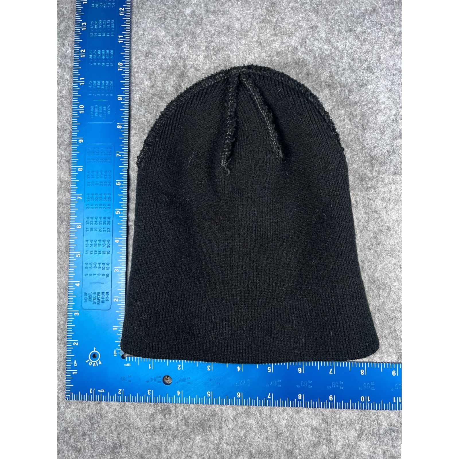 Vintage Robin Ruth Beanie Hat Unisex Adults One Size Black Knit 100% Acrylic Ski Winter 90s? (No) Size ONE SIZE - 5 Thumbnail