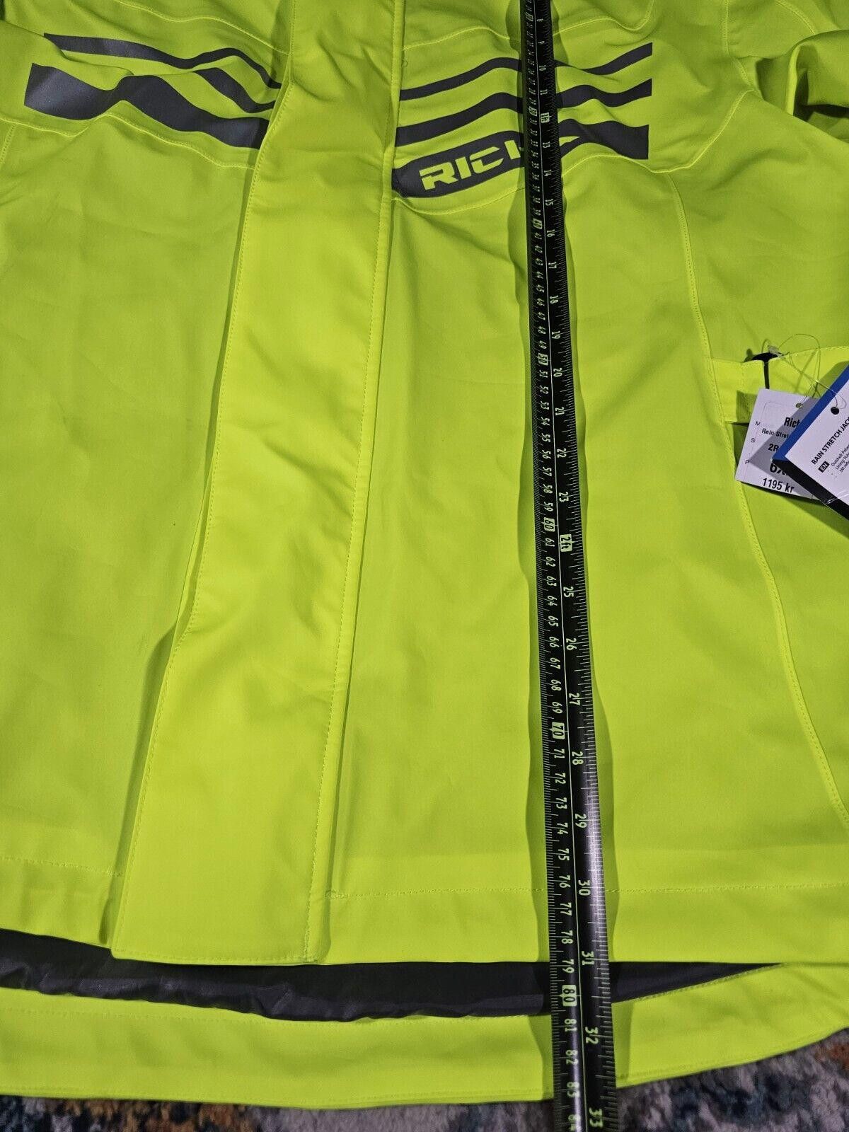 Designer Richa Rain stretch jacket Hi Vis Riding Motorcycle 6XL NWT Size ONE SIZE - 6 Thumbnail