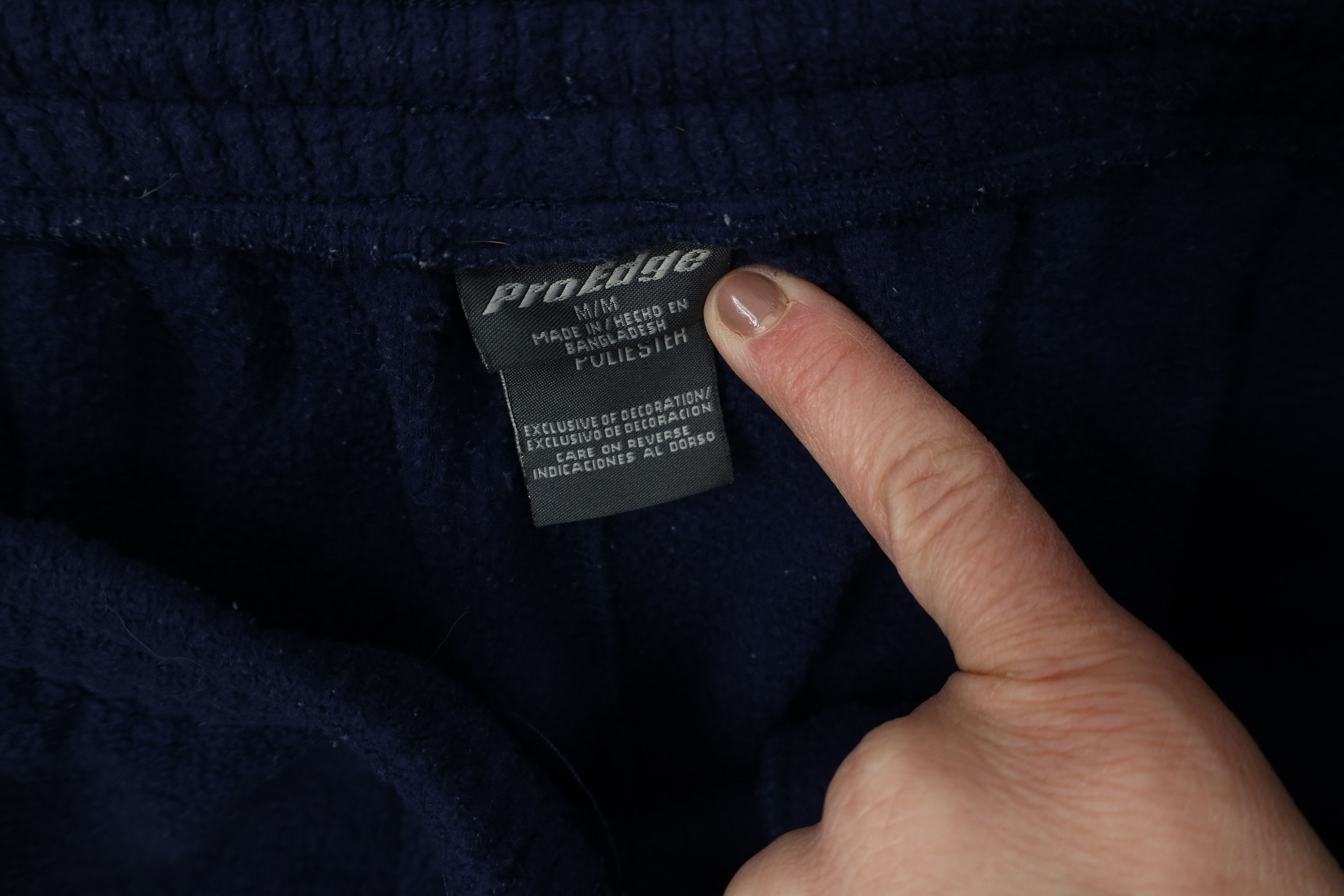 Vintage Vintage 90s Y2K University of Michigan Wide Leg Fleece Pants Size US 34 / EU 50 - 7 Thumbnail