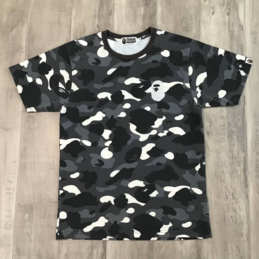Bape 💫Glow in the dark💫 BAPE City camo APE HEAD T-shirt Size US M / EU 48-50 / 2 - 2 Thumbnail