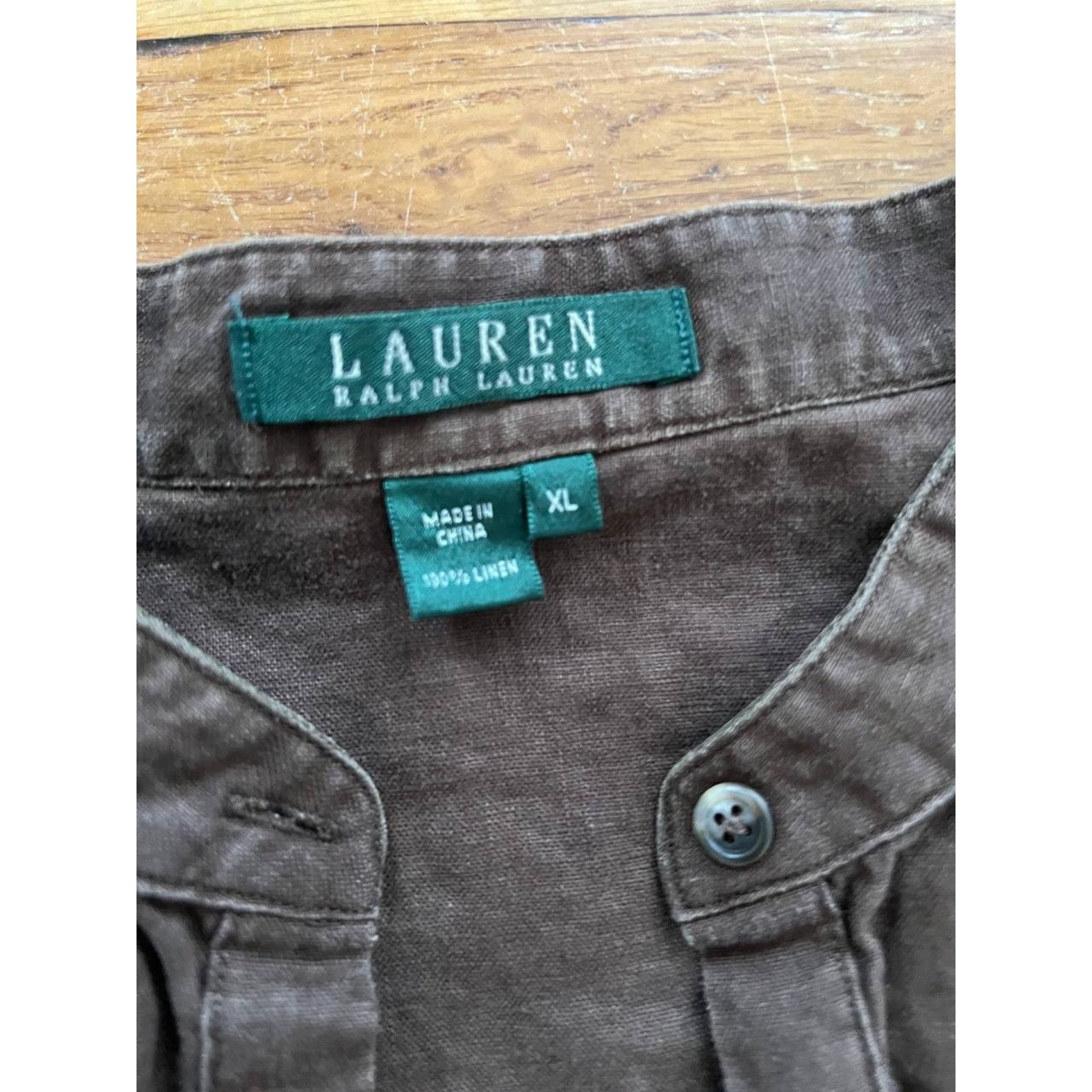 Lauren Ralph Lauren Ralph Lauren linen pullover shirt 3/4 sleeve XL A001860 Size XL / US 12-14 / IT 48-50 - 3 Thumbnail
