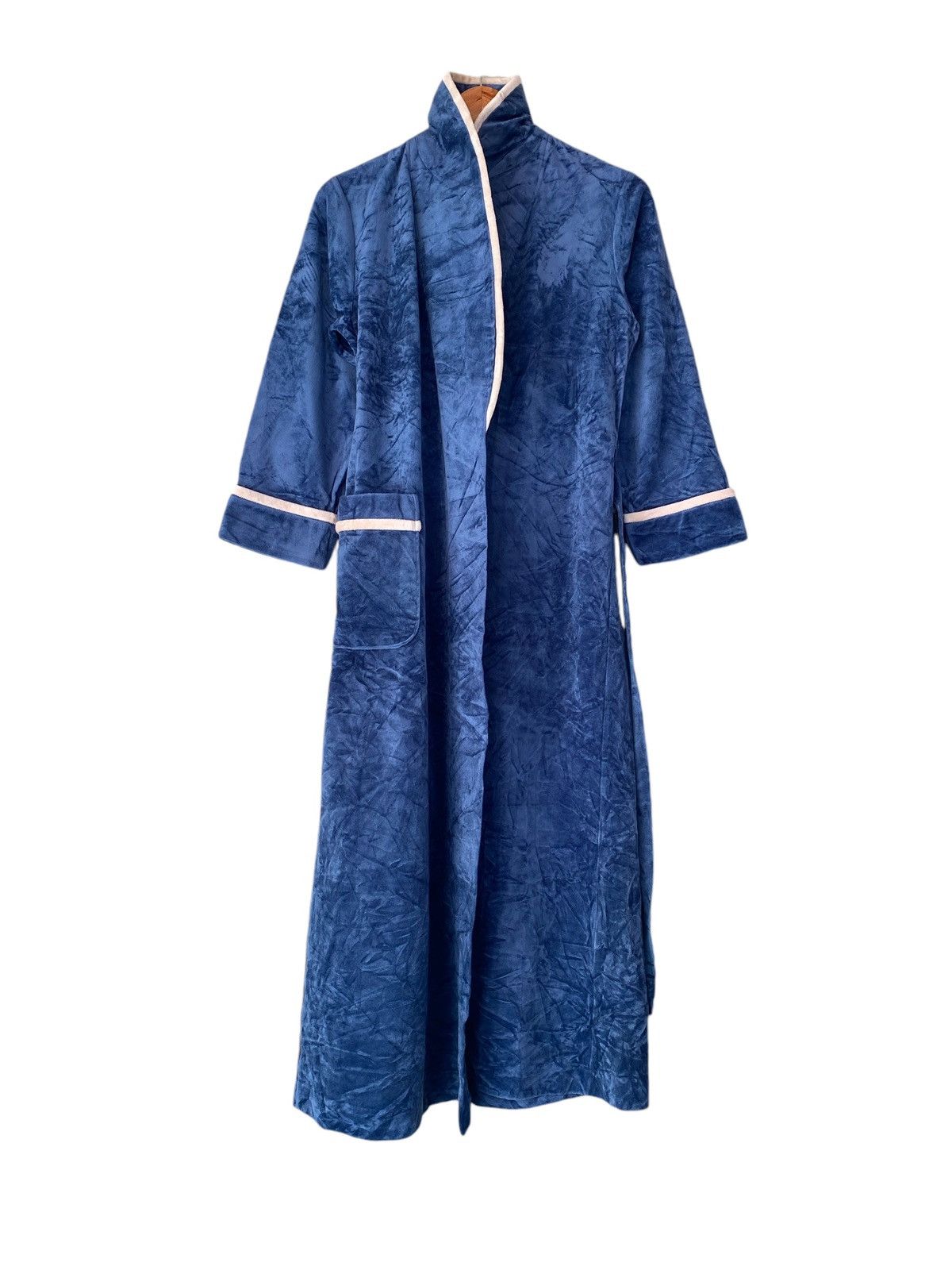 Designer × If Only Was True × Japanese Brand Vtg ELLE CHANTE Bath Rope Velvet Size 22" - 1 Thumbnail