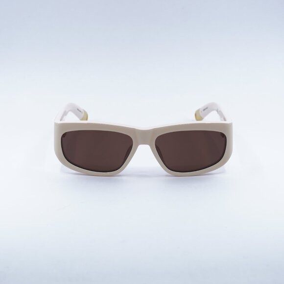 Jacquemus Jacquemus PILOTA JAC/2 C2 Sunglasses Ivory Pink Square Frame Size ONE SIZE - 2 Thumbnail