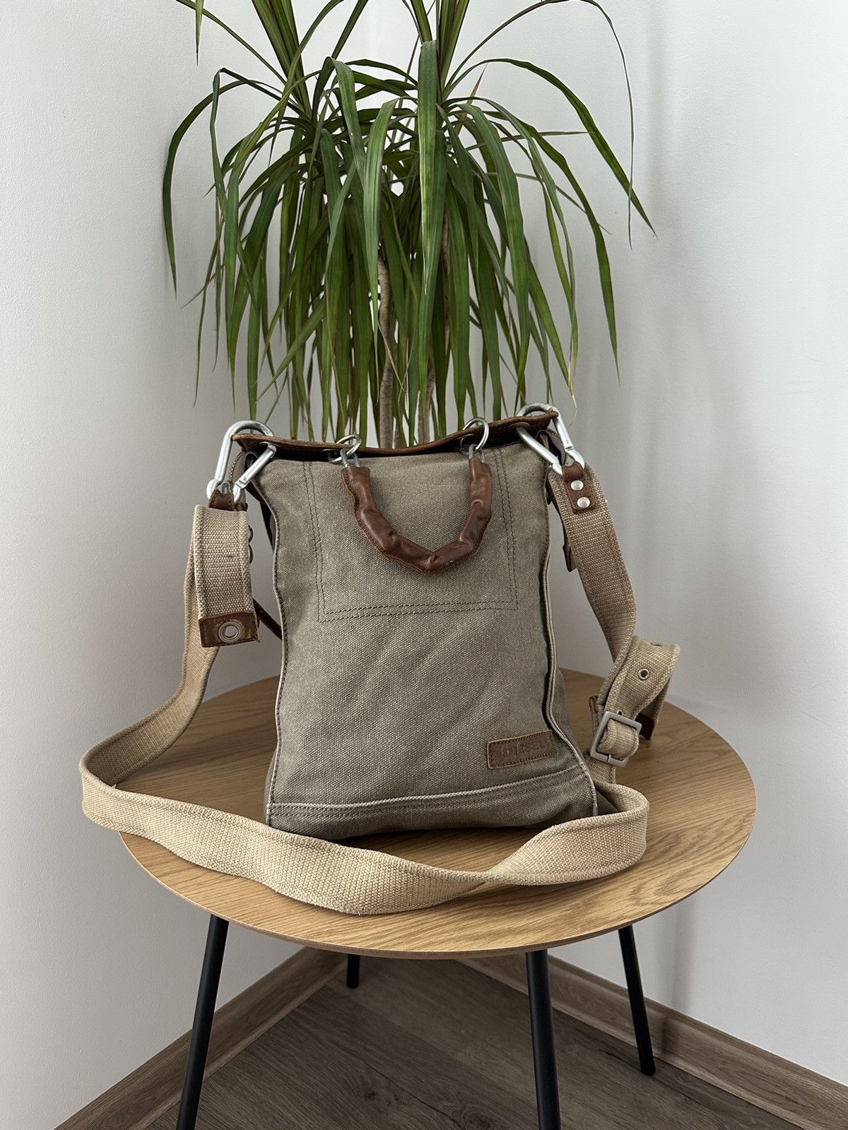 Diesel Vintage Diesel Avant-Garde Beige Tactical Shoulders Bag Size ONE SIZE - 2 Thumbnail