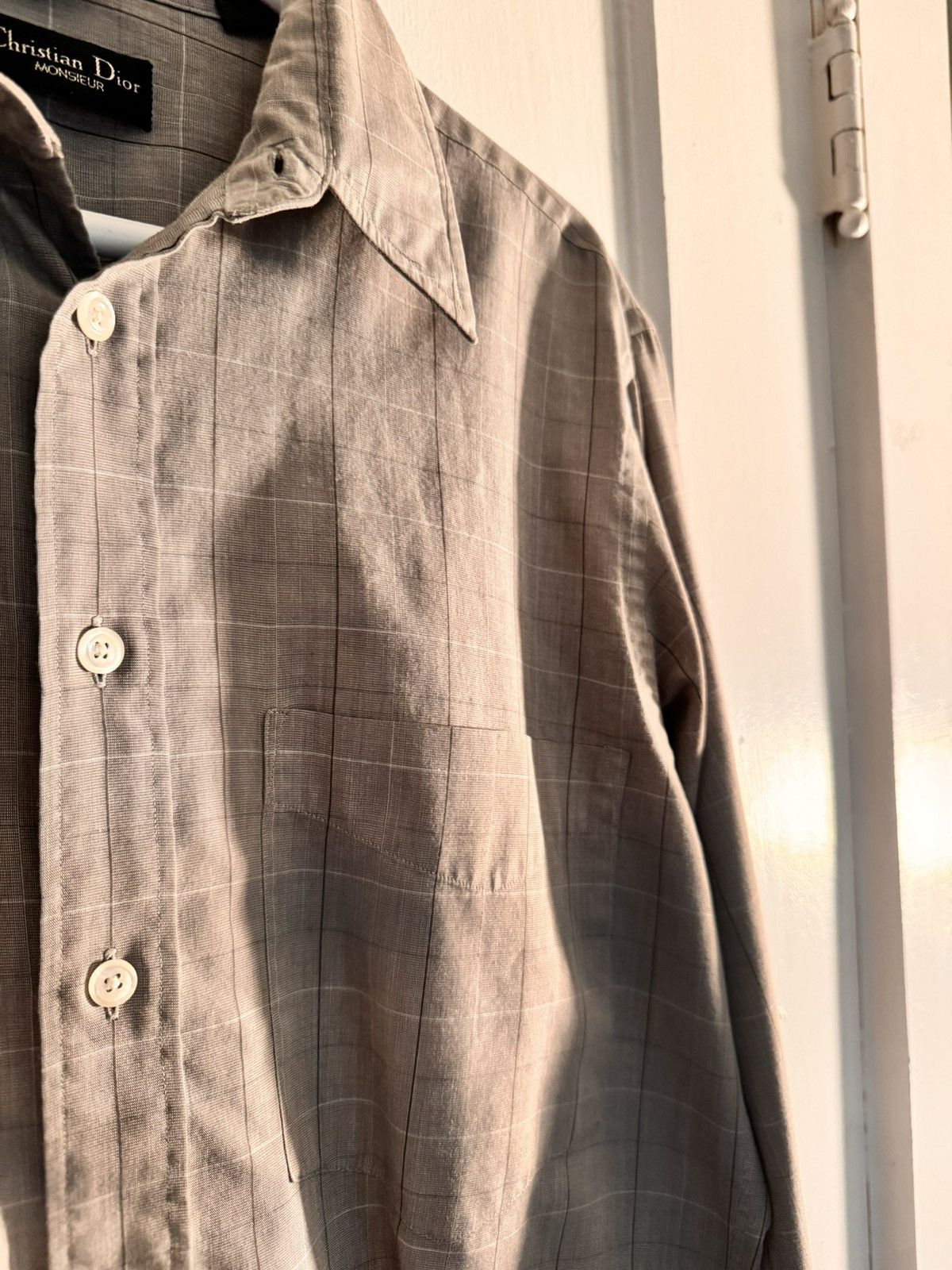 ebay 90s prom dress 2000s Maison Martin Margiela White Stripped Signature Shirt – Dolce Vita Hub main image 0