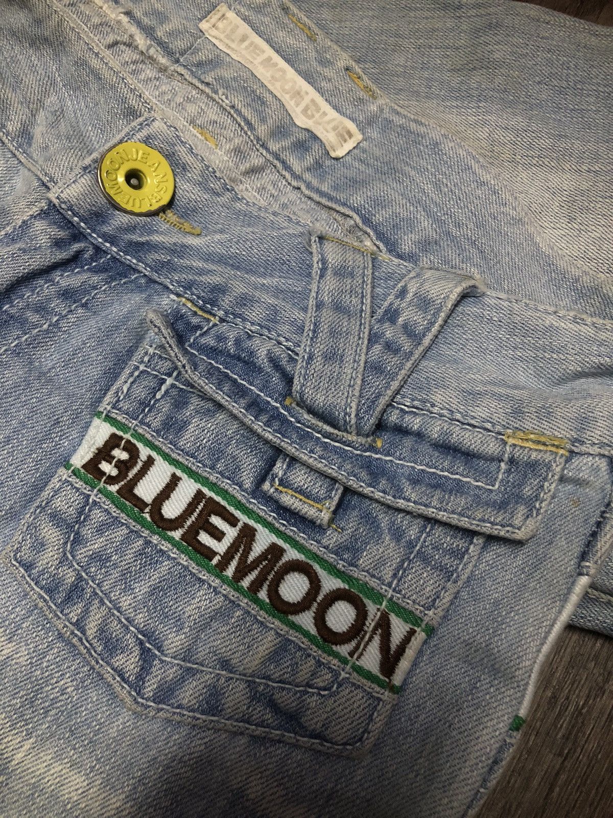 Japanese Brand VINTAGE BLUE MOON BLUE JEANS TEAM HAWAII BMB-93 Size 28" / US 6 / IT 42 - 18 Thumbnail