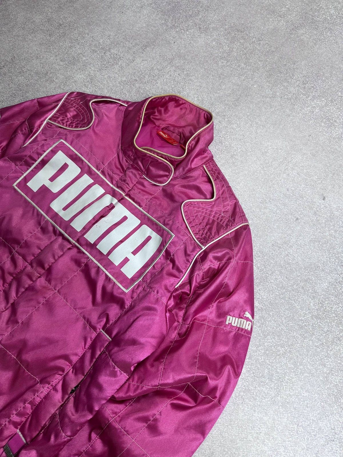 Puma Vintage 90s Puma Racing Moto Y2K Nascar Jacket XS Size XS / US 0-2 / IT 36-38 - 3 Thumbnail