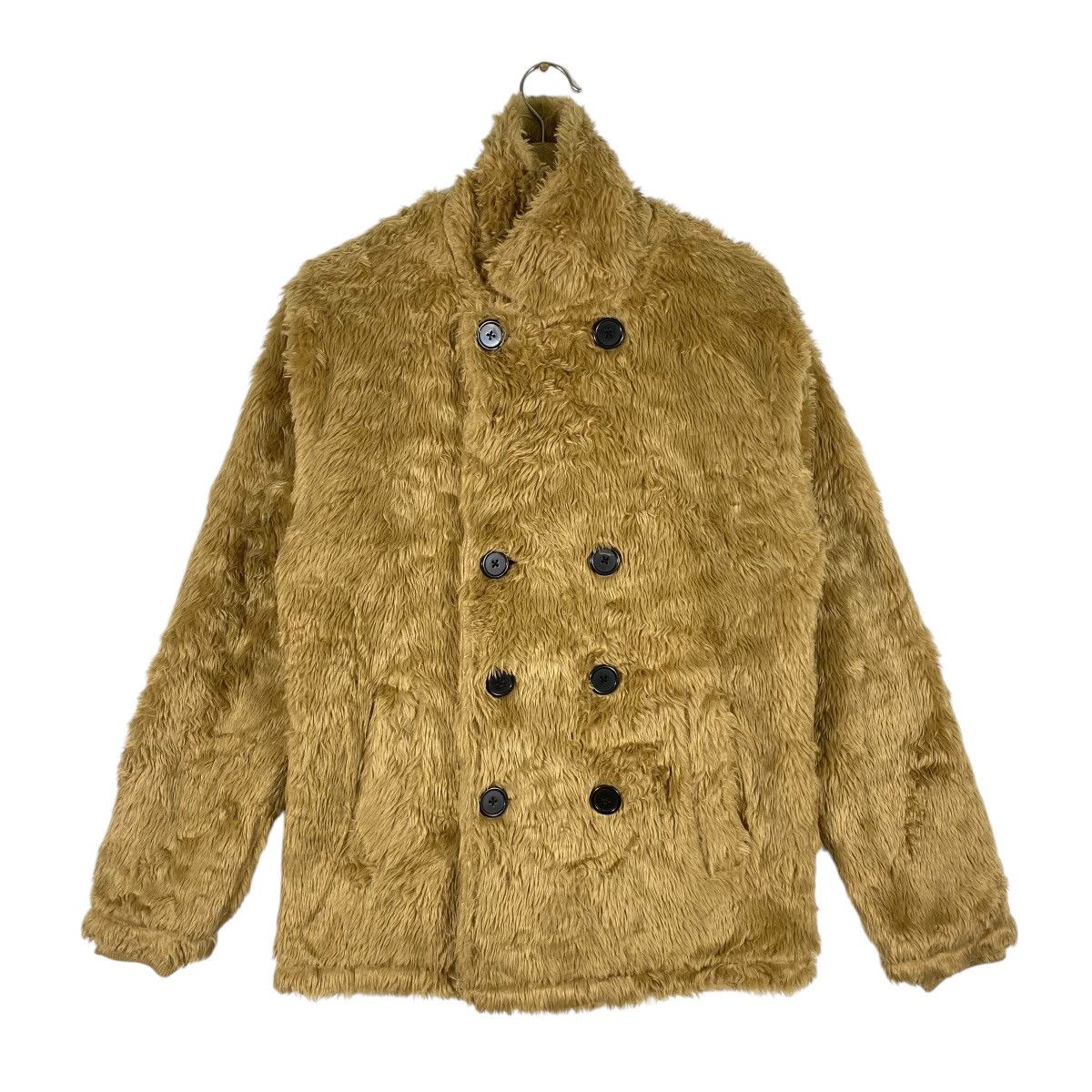 Japanese Brand × Sagafurs × Vintage Vintage Neutral Infinity Faux Fur Button Jacket Size US M / EU 48-50 / 2 - 1 Thumbnail