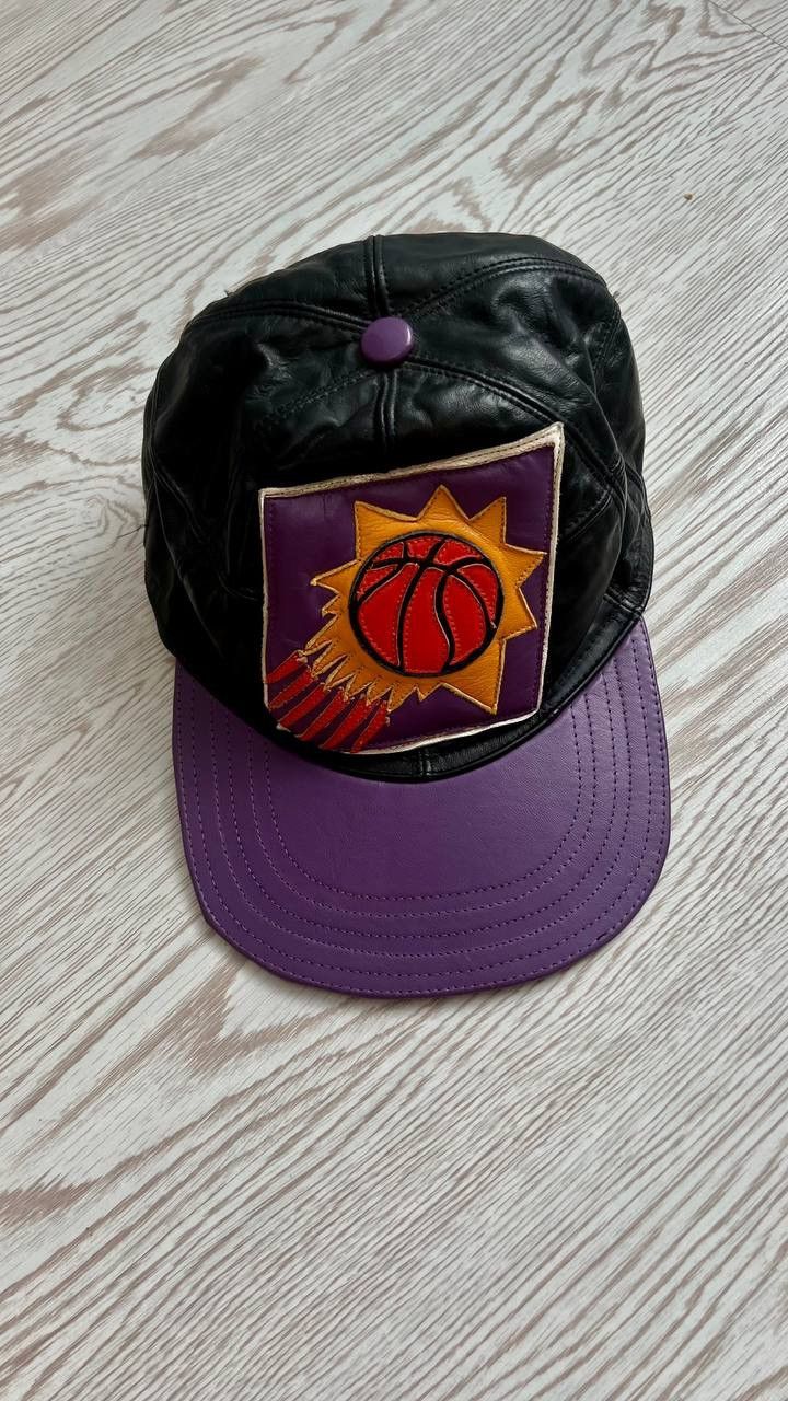 NBA × Vintage 90s VINTAGE PHOENIX SUNS LEATHER LOGO CAP Size ONE SIZE - 1 Thumbnail