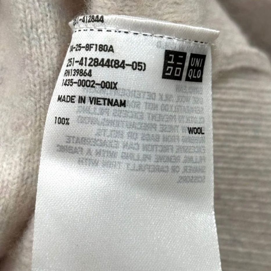 Uniqlo Uniqlo Wool Cream Pastel Crew Neck Long Sleeve Pullover Sweater Women Small Size S / US 4 / IT 40 - 4 Thumbnail