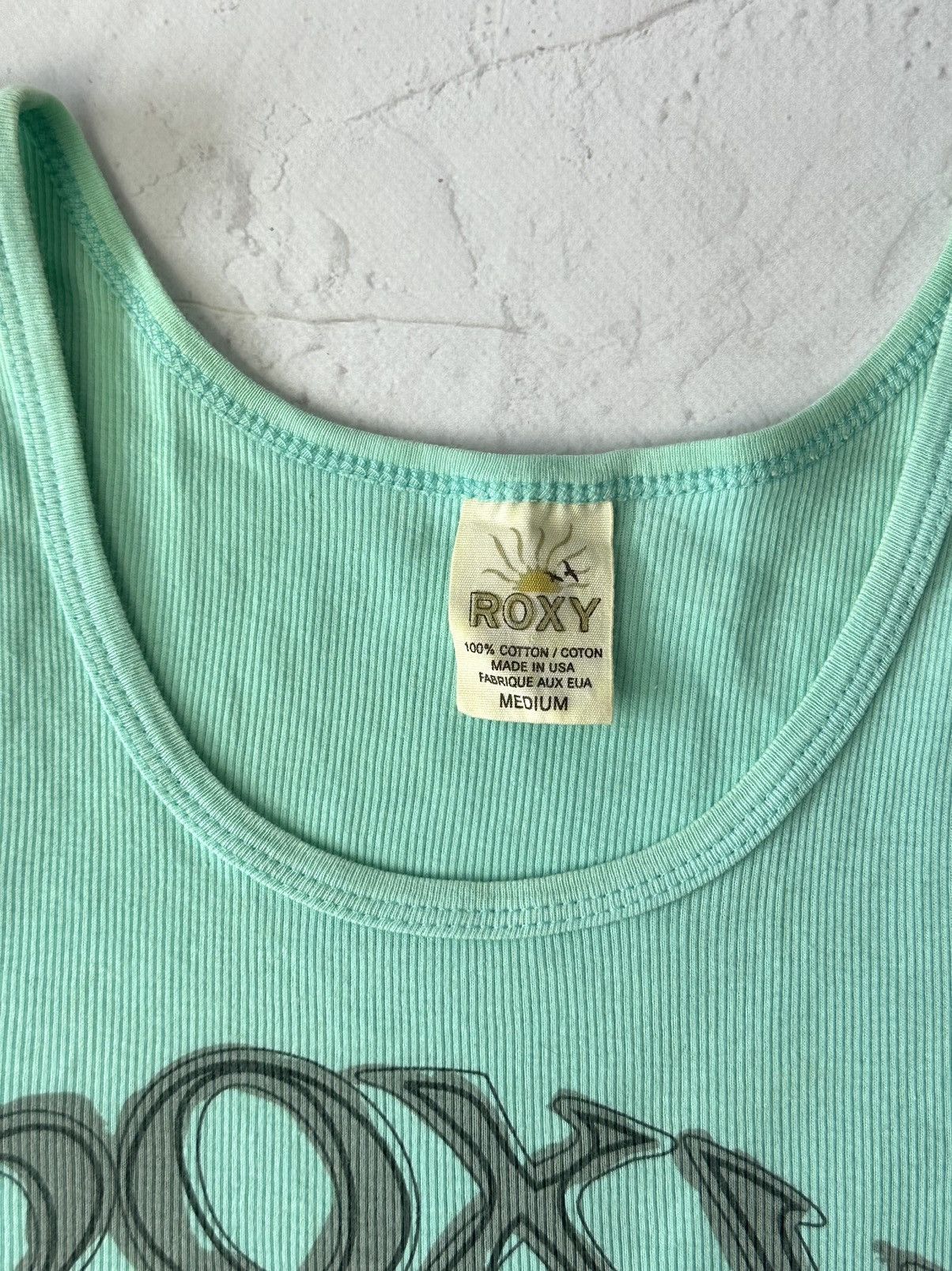 Beauty Beast × If Six Was Nine × Vintage Vintage Roxy Made in USA Printed Tank Top Size M / US 6-8 / IT 42-44 - 3 Thumbnail