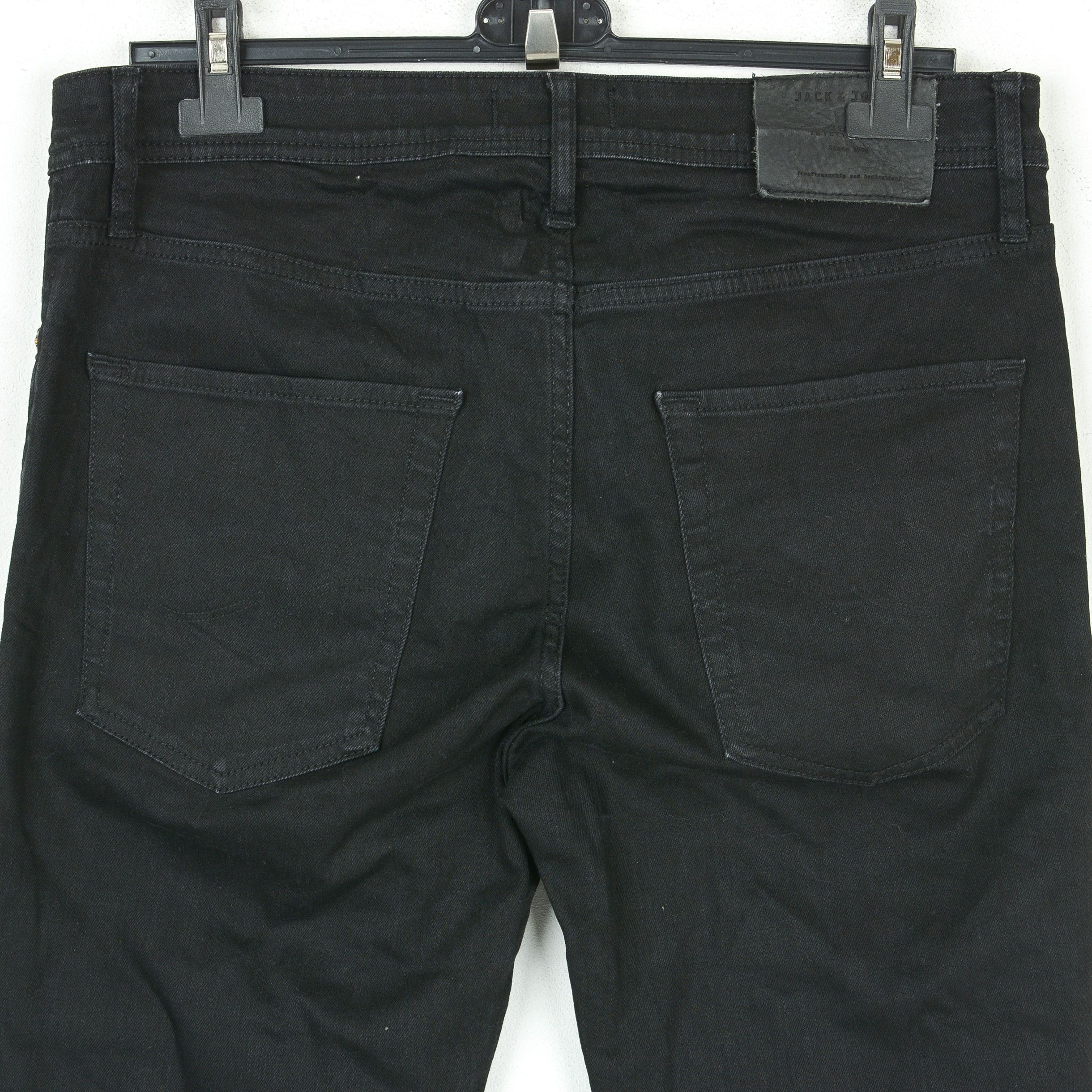 Jack & Jones Tim Men W33 L32 Slim Fit Straight Jeans Denim Pants Trousers Size US 33 - 4 Thumbnail