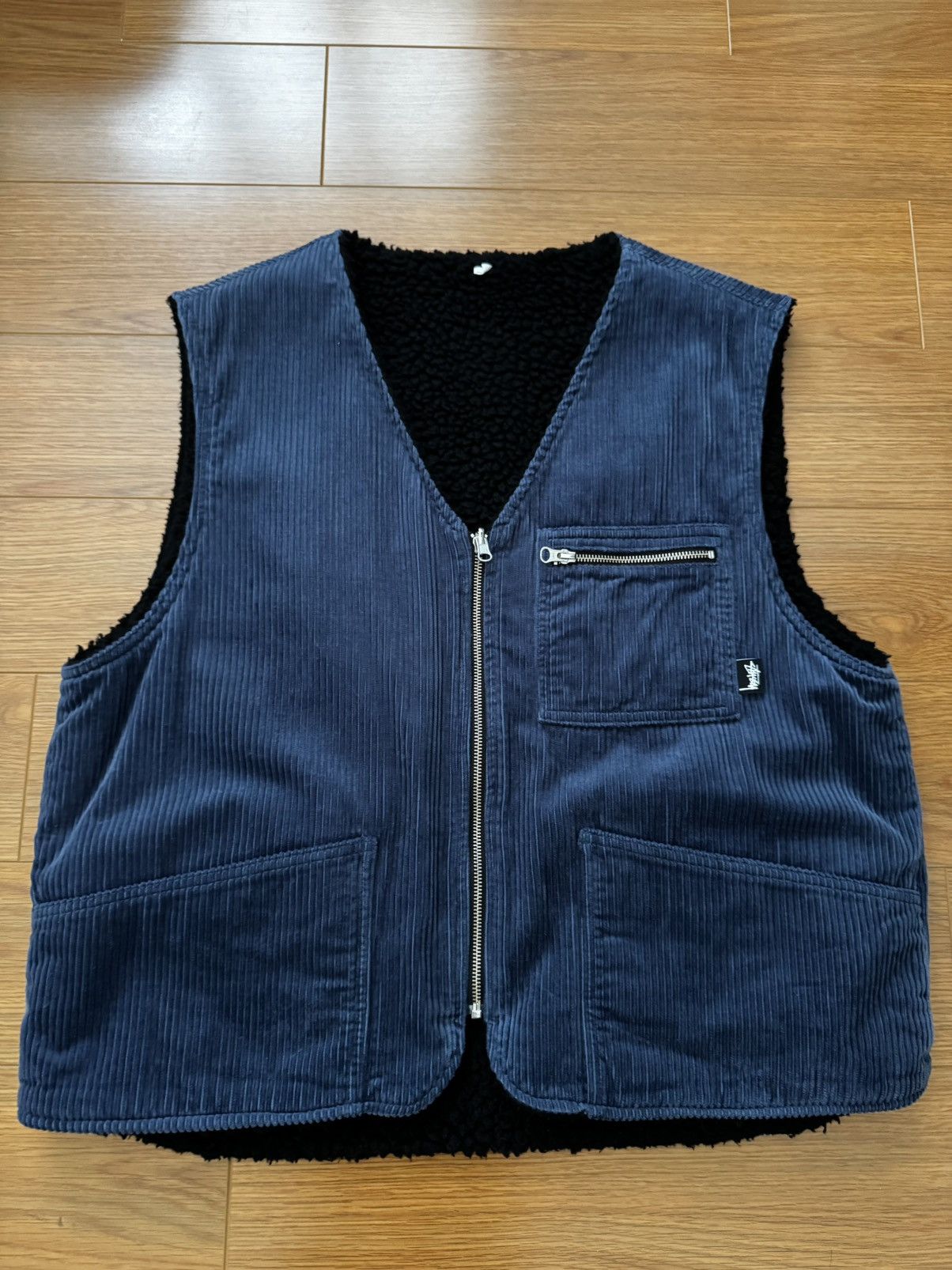 Stussy corduroy sherpa vest