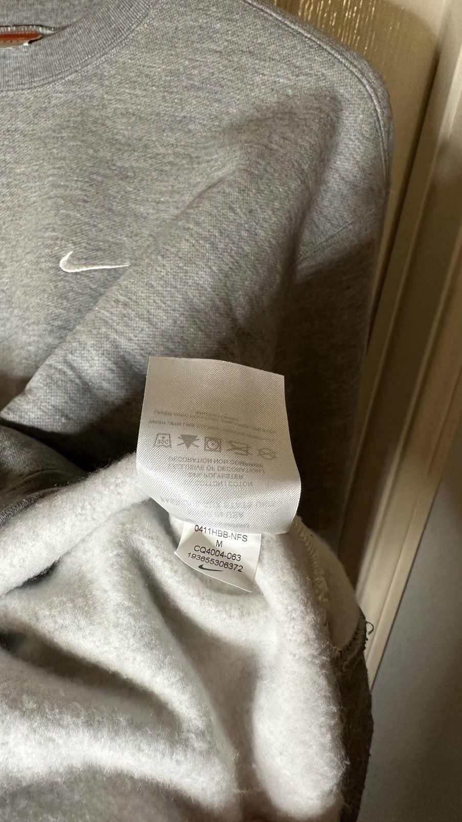 Nike Made In the USA Crew Sweatshirt CQ4004-063 Size US M / EU 48-50 / 2 - 7 Thumbnail