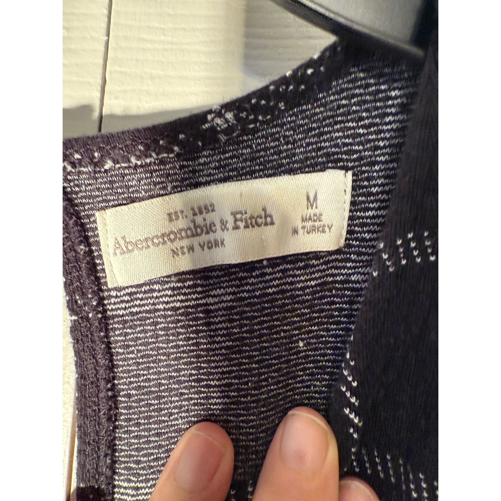 Abercrombie & Fitch Abercrombie and Fitch Jumper Size 4 Black White Plaid Size S / US 4 / IT 40 - 2 Thumbnail