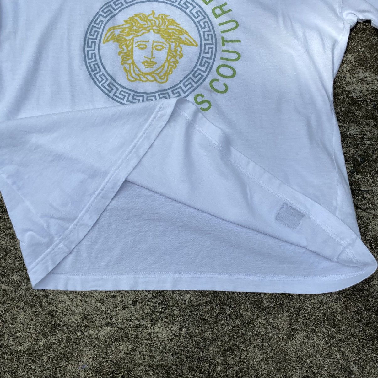 Versace VERSACE White Logo Print Crewneck Tee Size US M / EU 48-50 / 2 - 6 Thumbnail