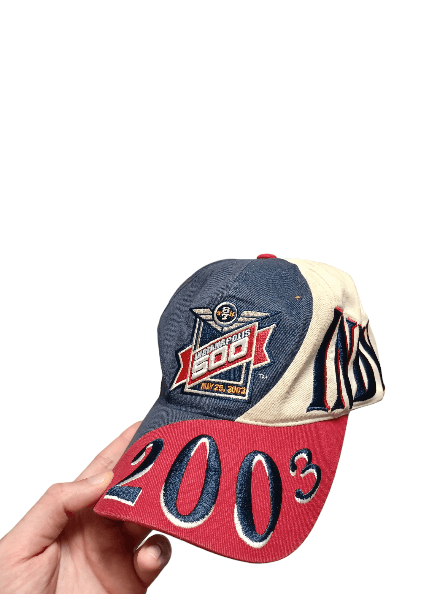 Other 2003 VINTAGE RACING IDIANAPOLIS 500 HAT EMBROIDERED LOGO Size ONE SIZE - 1 Thumbnail